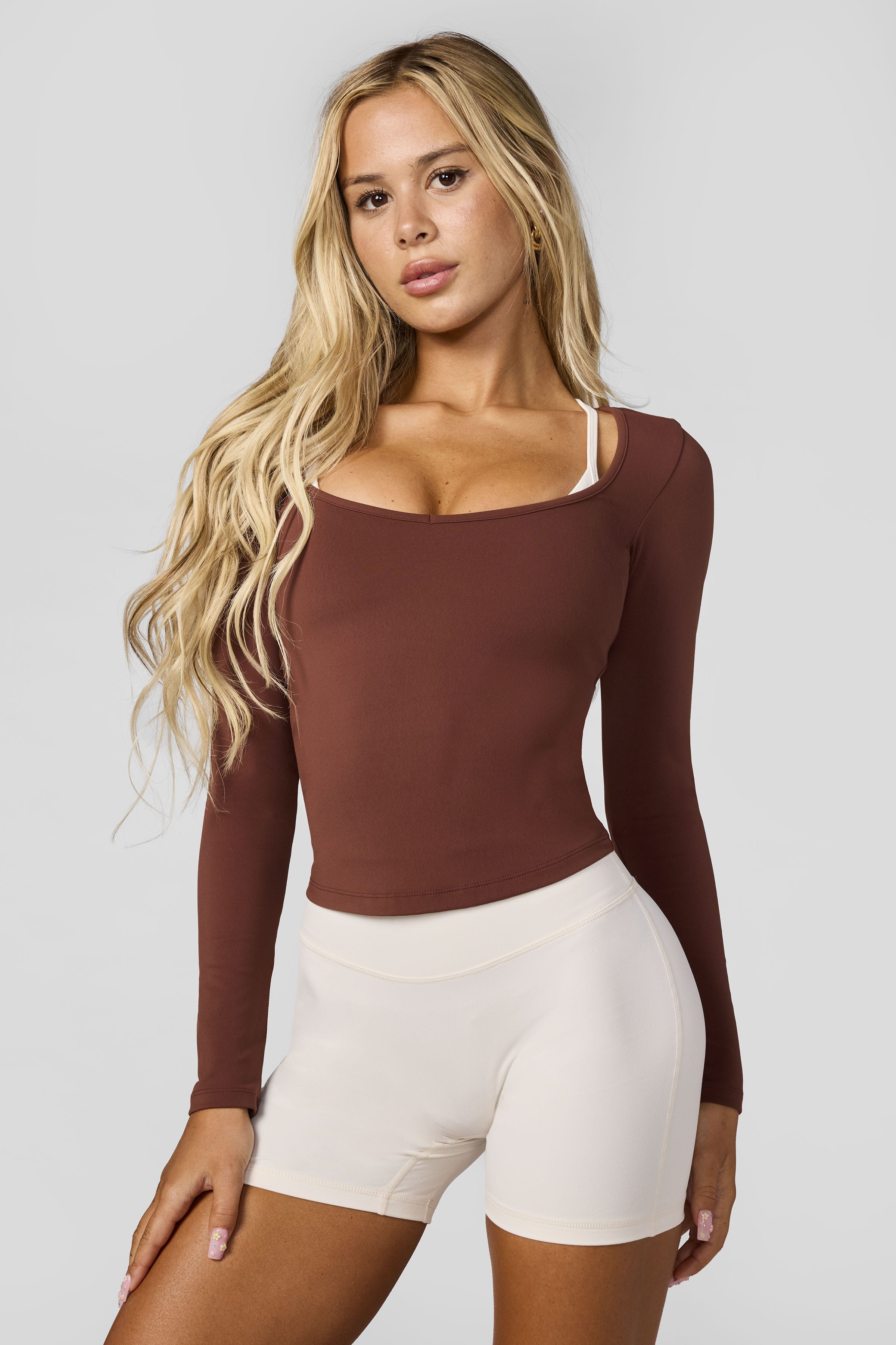 W4249 Sweetheart Neck Top — imagem 5