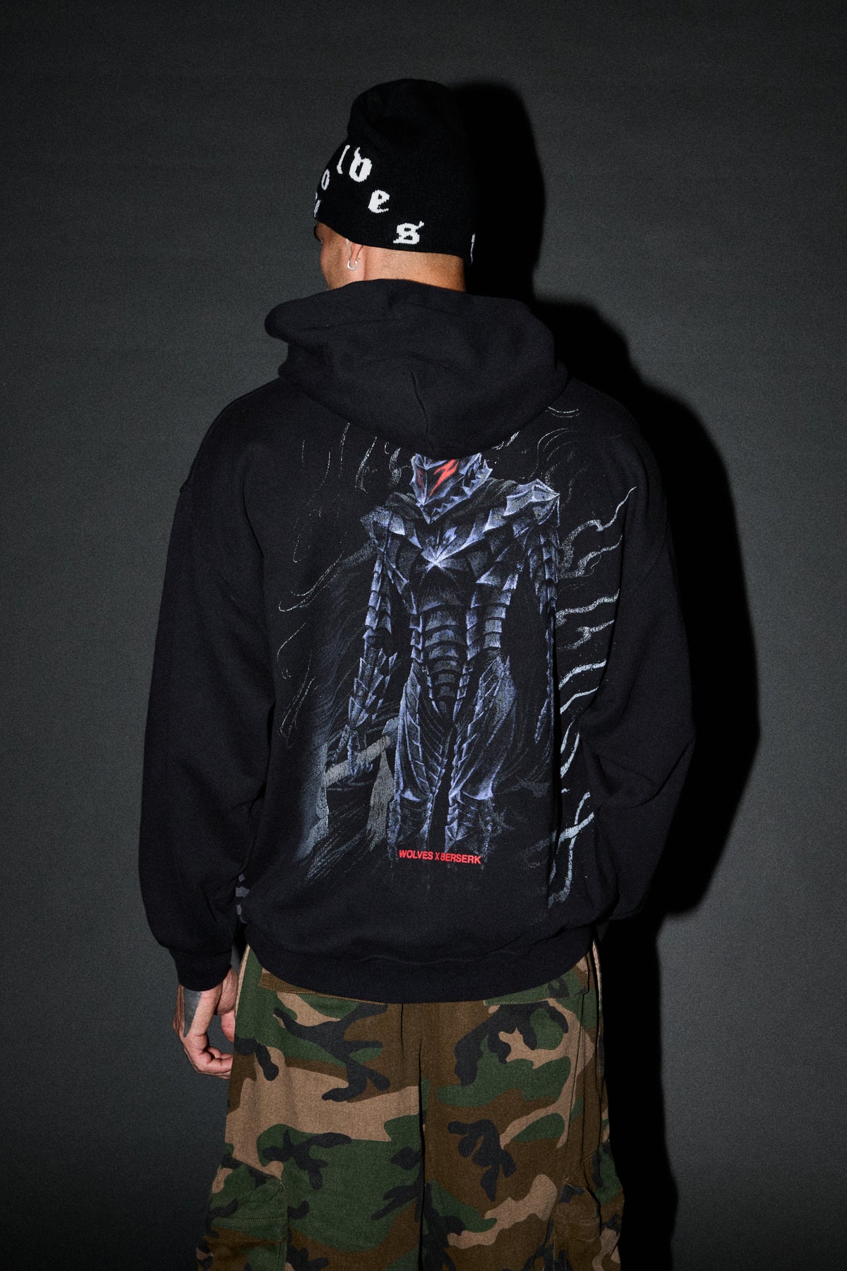 Darc Berserker "Side-By-Side" Bishop Hoodie in Black - imagem 4