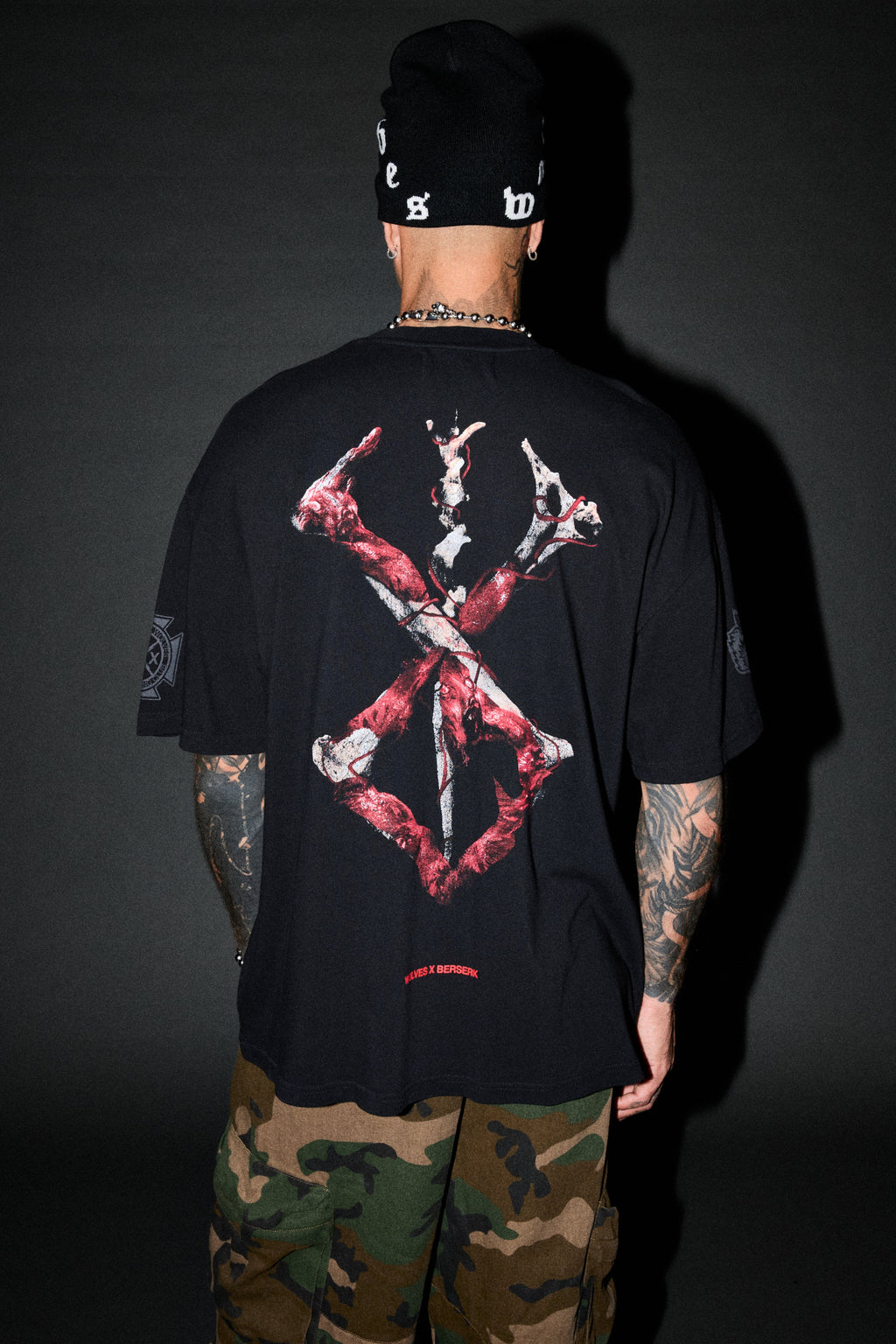 Brand of Sacrifice "Premium" Oversized Tee in Black - imagem 2