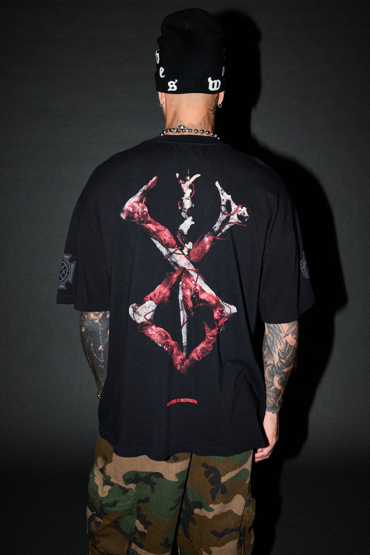 Brand of Sacrifice "Premium" Oversized Tee in Black - imagem 2