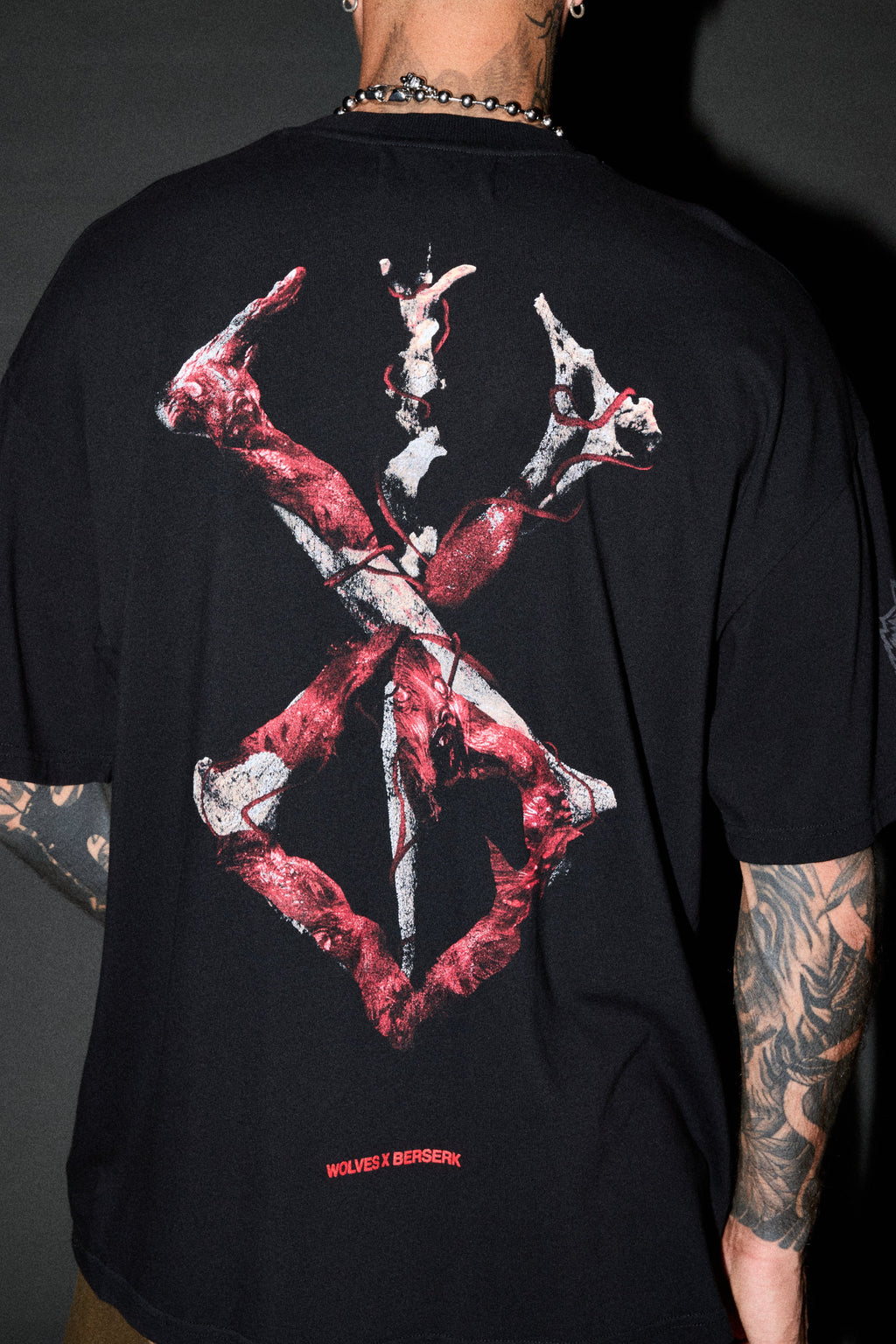Brand of Sacrifice "Premium" Oversized Tee in Black - imagem 8