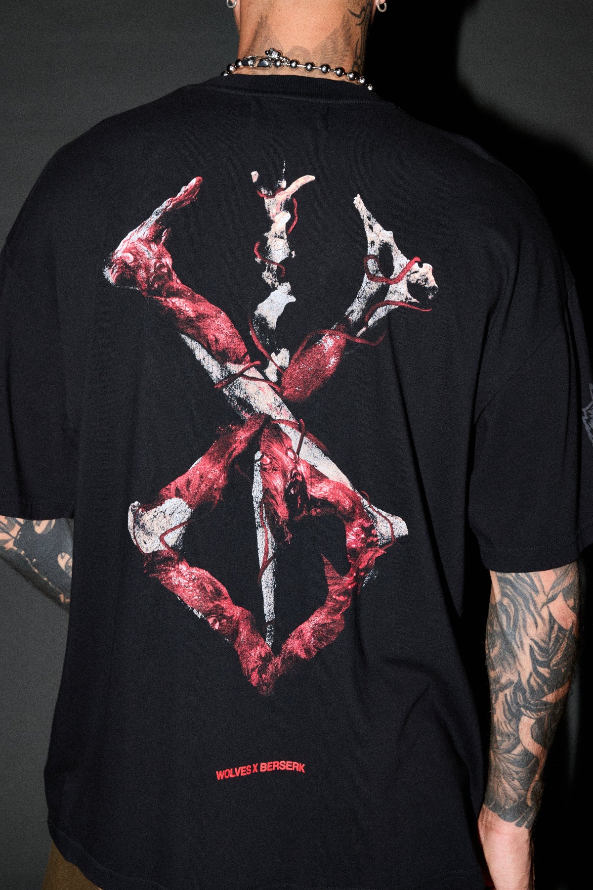 Brand of Sacrifice "Premium" Oversized Tee in Black - imagem 8