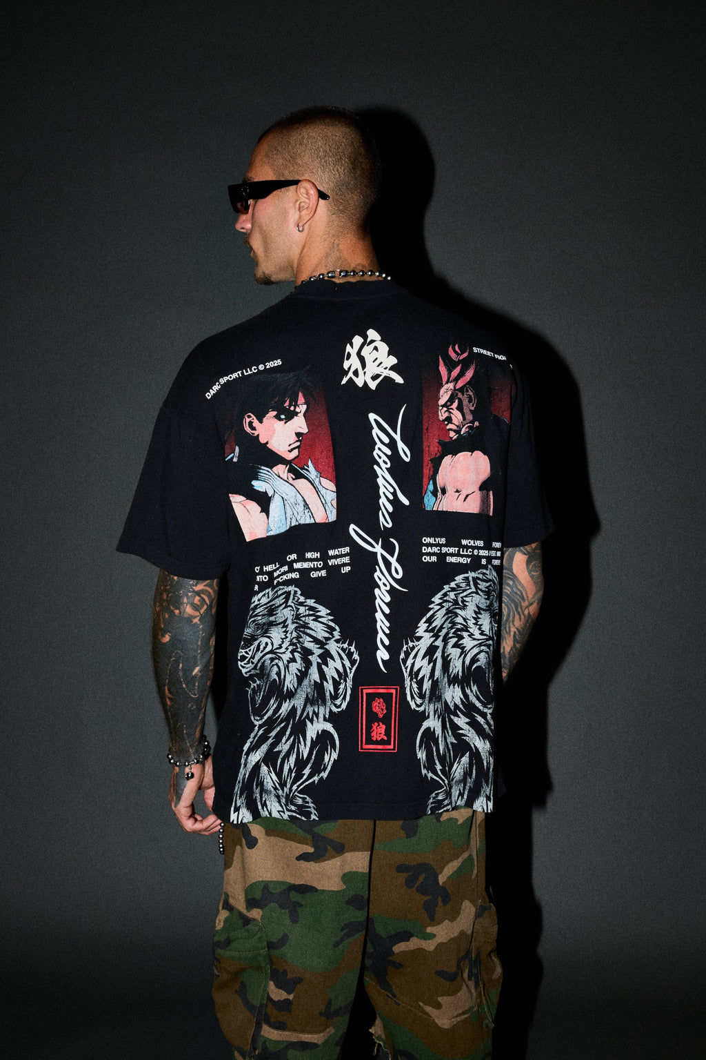 Ultimate Battle Premium Oversized Tee In Black - imagem 4