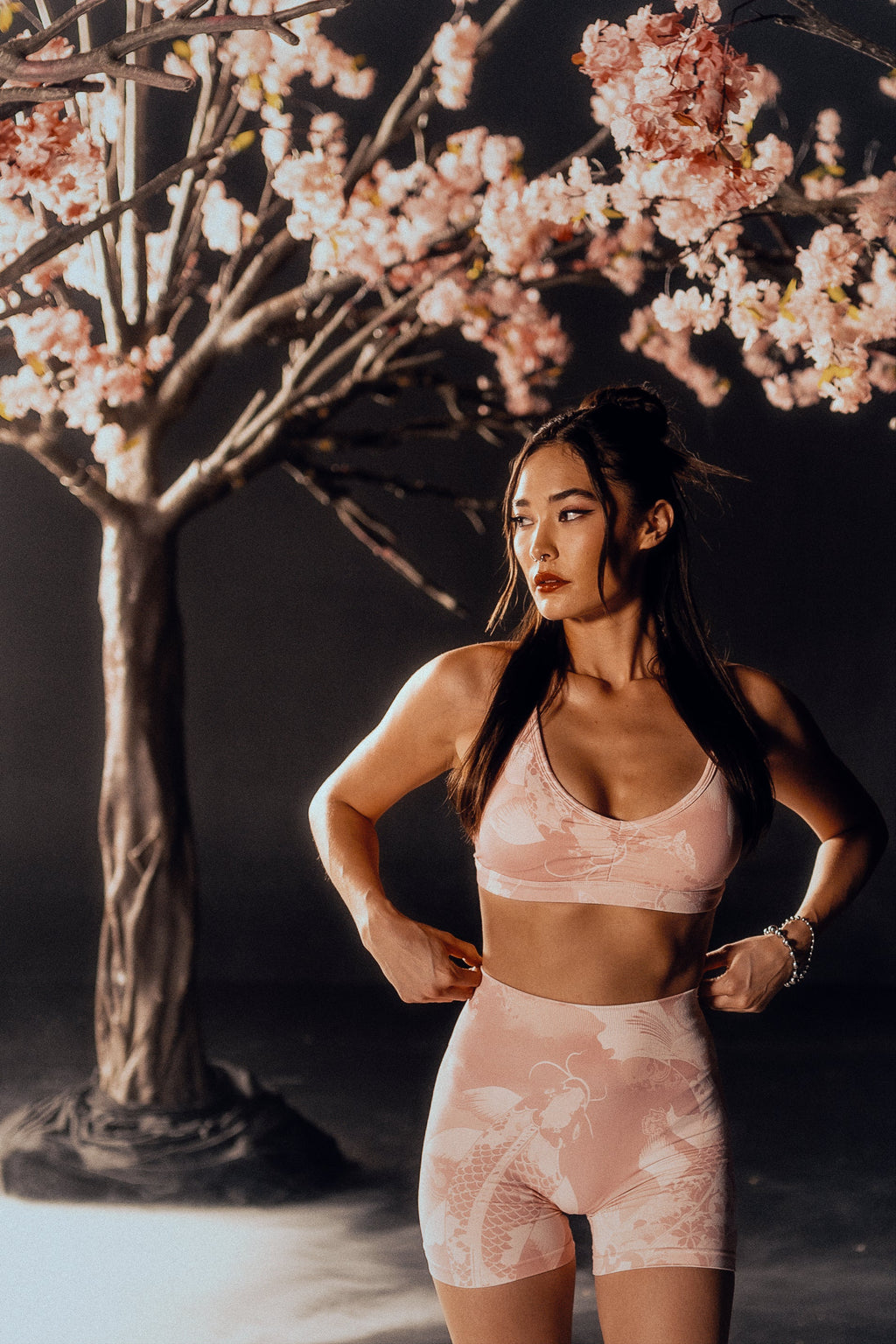 Darc Koi Harlow Soft Seamless Shorts in Serenity Pink — imagem 1