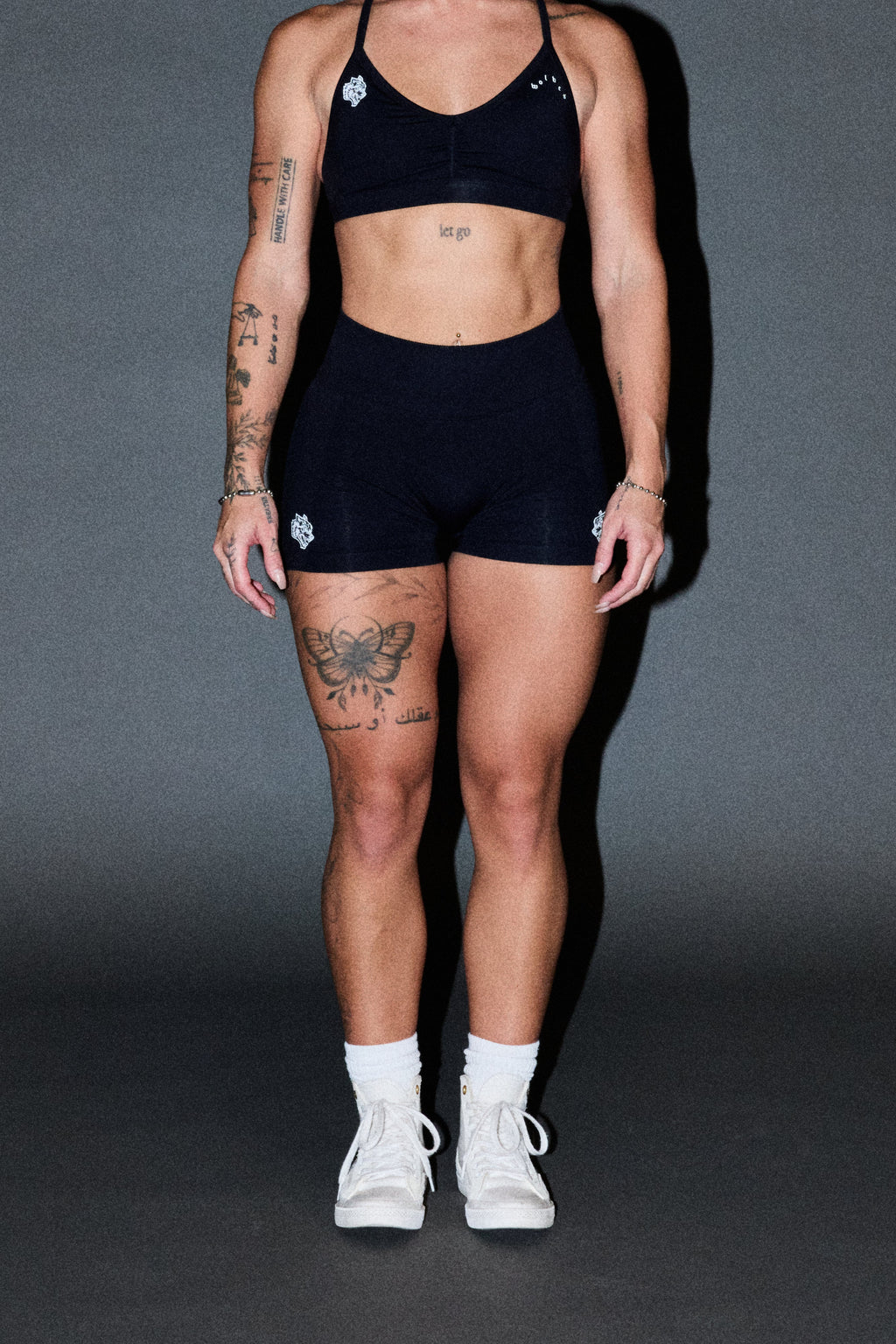 Dual Wolf Evey Seamless Short In Black — imagem 6