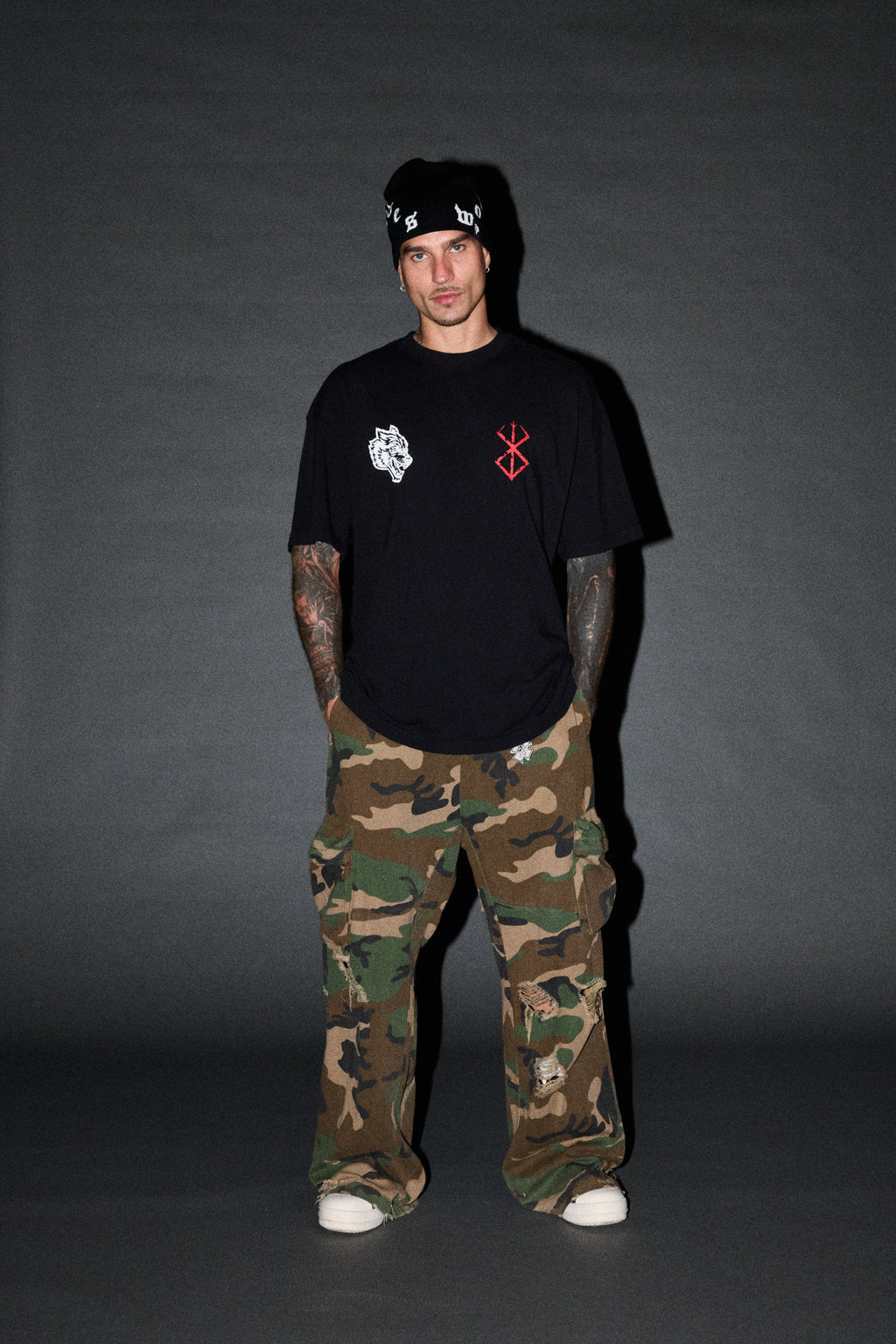 Berserker "Premium" Oversized Tee in Black - imagem 5