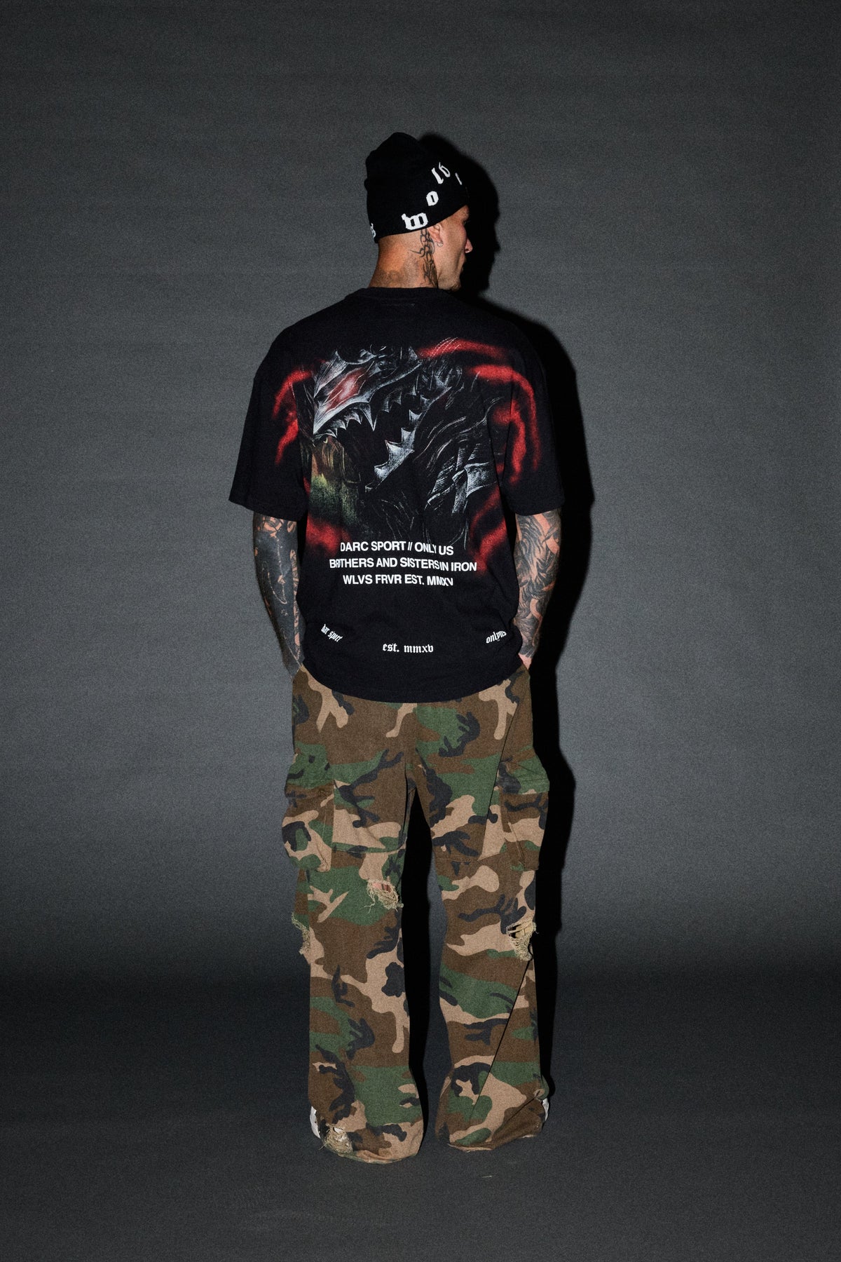 Berserker "Premium" Oversized Tee in Black - imagem 6