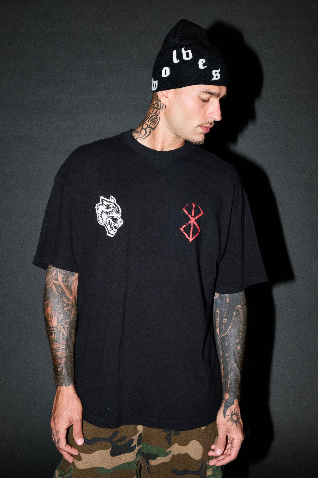 Berserker "Premium" Oversized Tee in Black - imagem 2