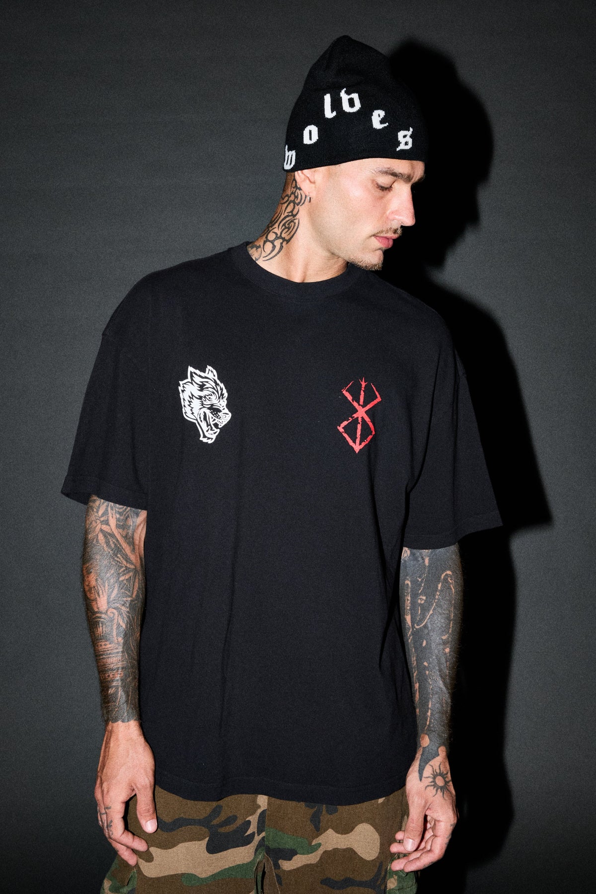 Berserker "Premium" Oversized Tee in Black - imagem 2