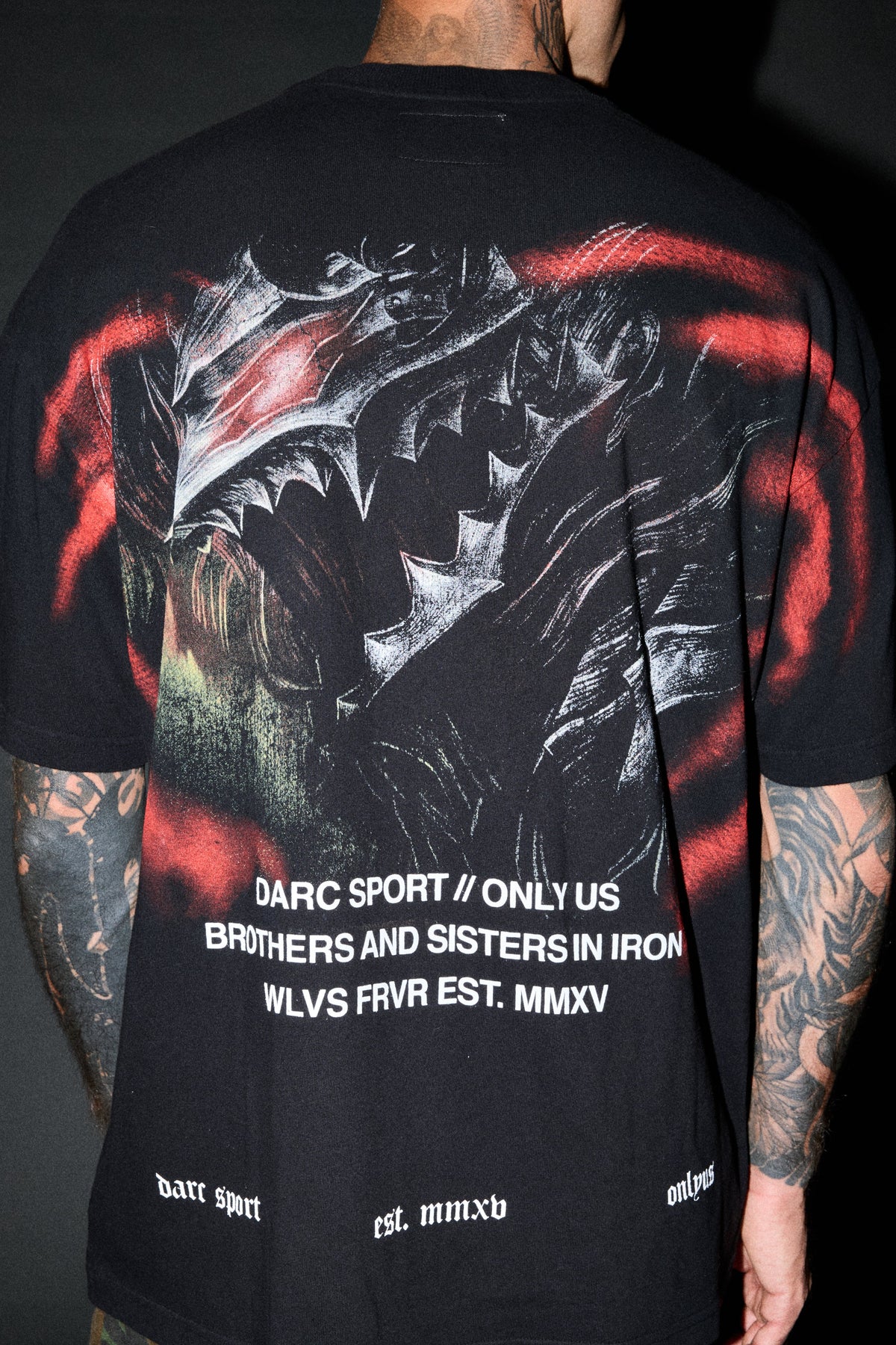 Berserker "Premium" Oversized Tee in Black - imagem 8