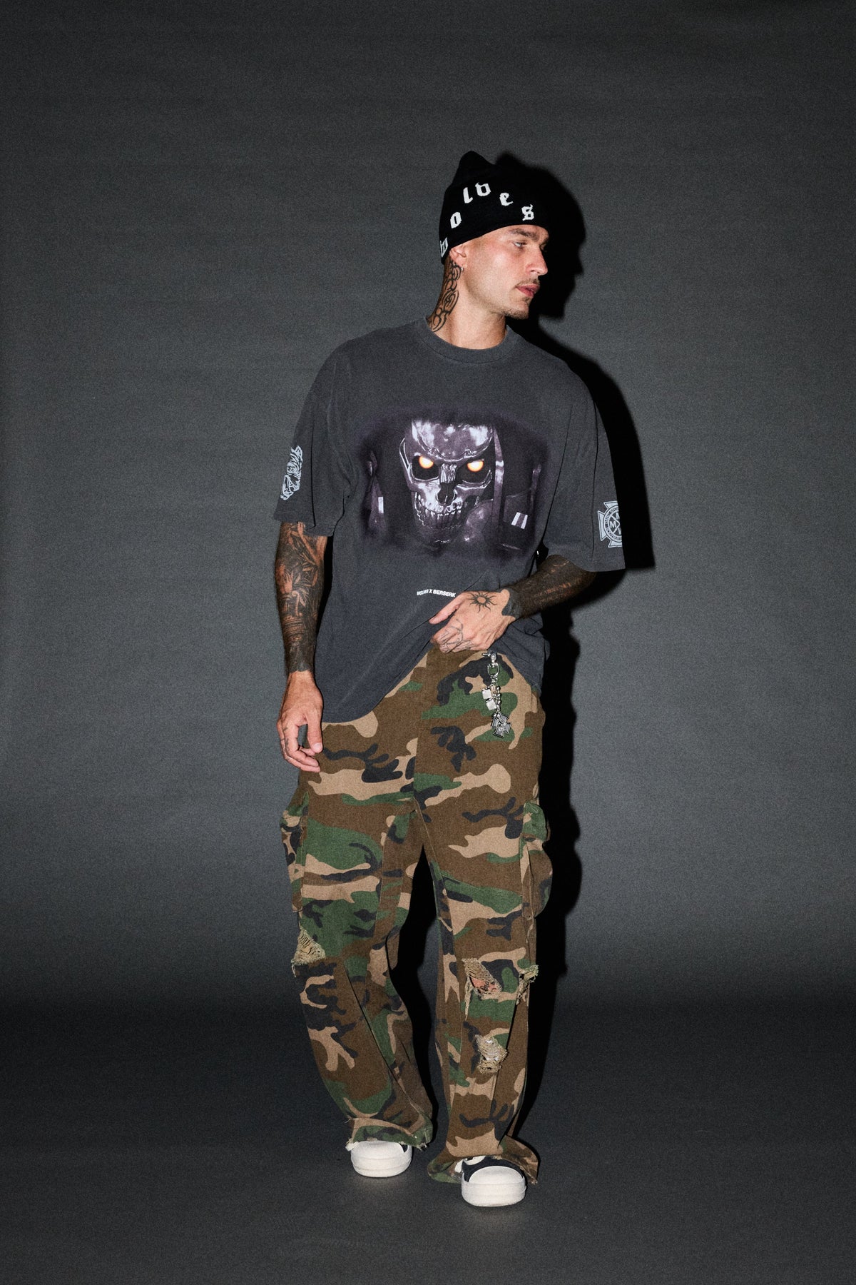 Brand of Sacrifice "Premium" Oversized Tee in Wolf Gray - imagem 5