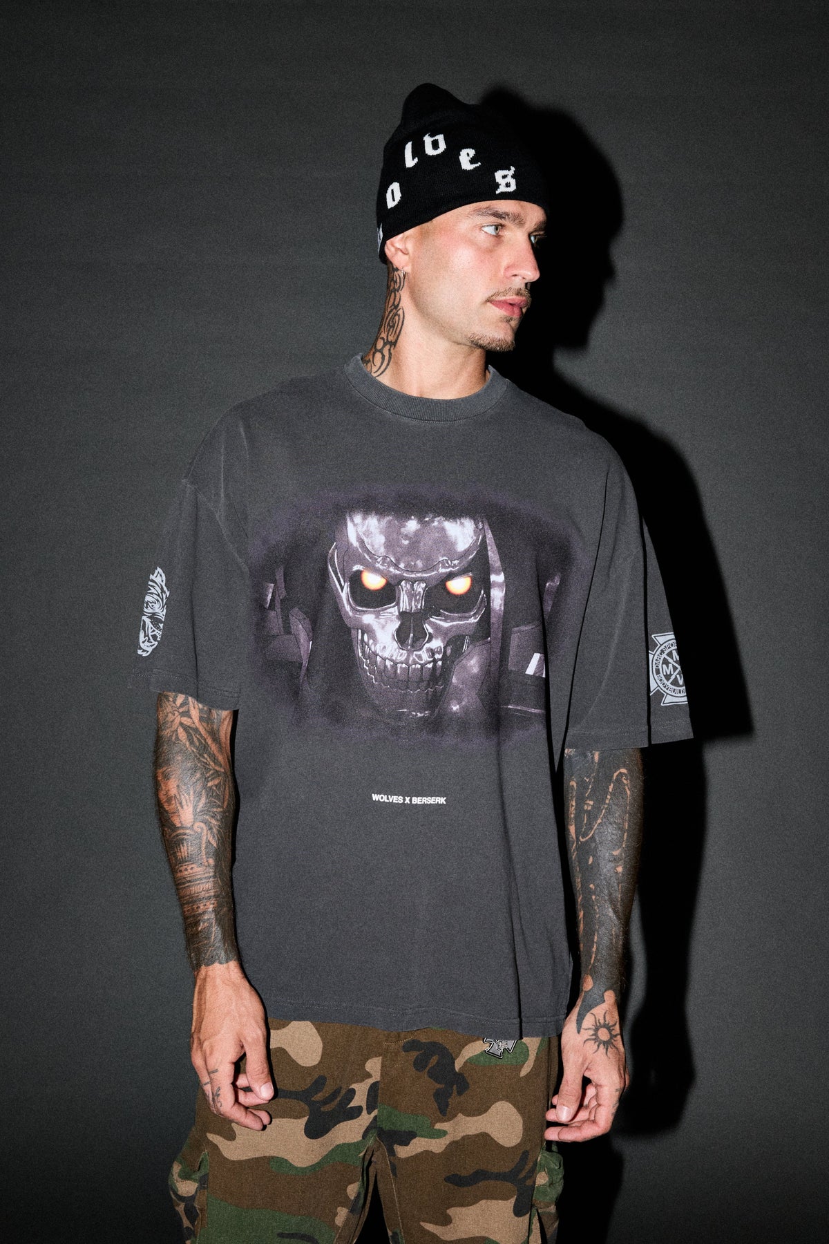 Brand of Sacrifice "Premium" Oversized Tee in Wolf Gray - imagem 4