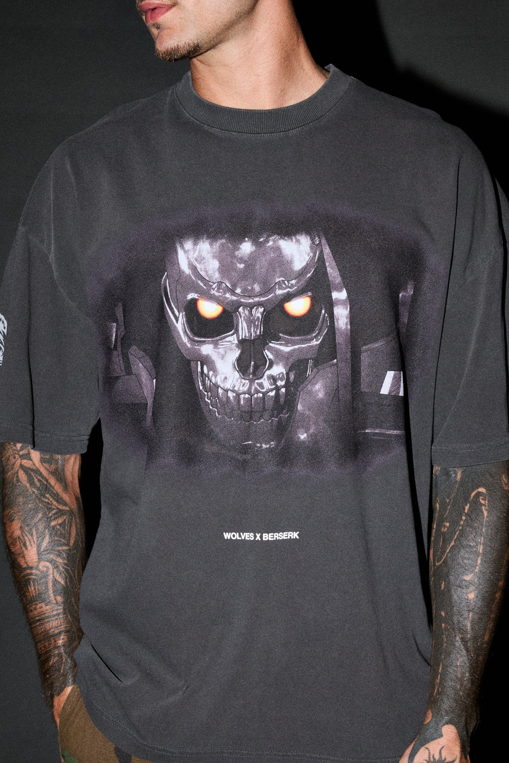 Brand of Sacrifice "Premium" Oversized Tee in Wolf Gray - imagem 7