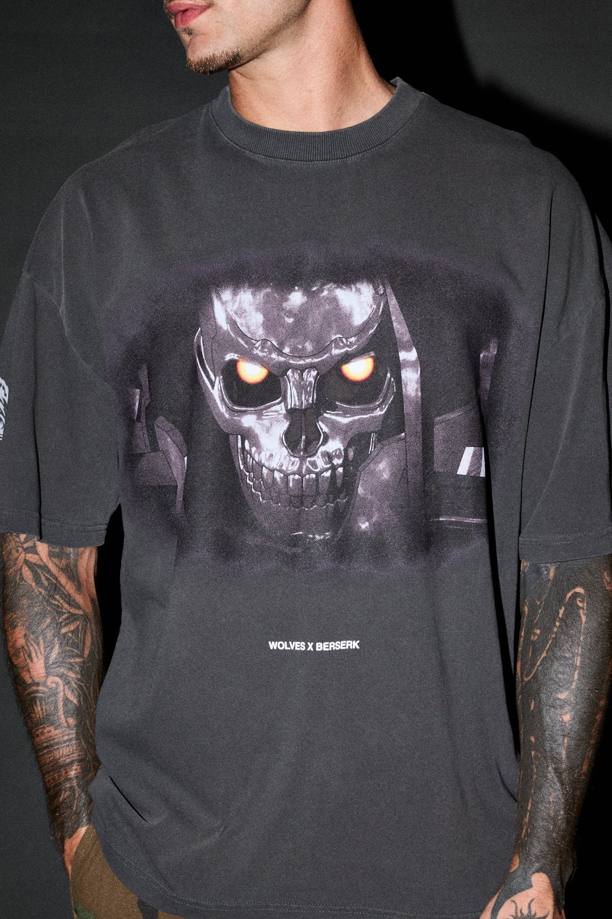 Brand of Sacrifice "Premium" Oversized Tee in Wolf Gray - imagem 7