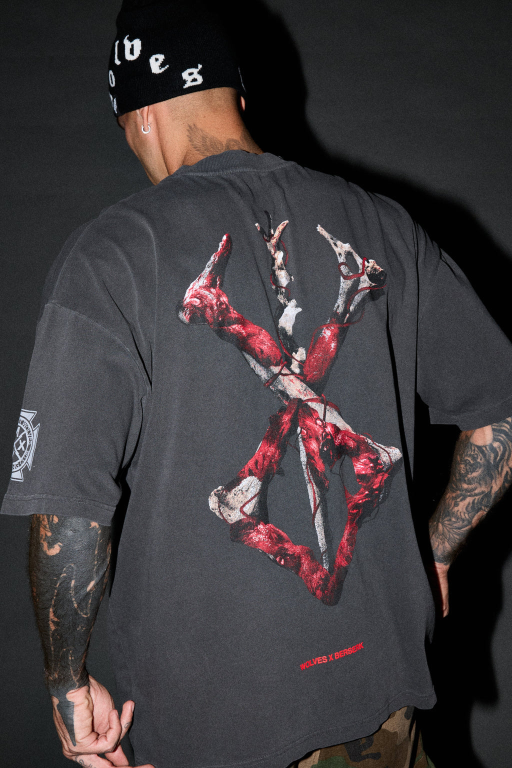 Brand of Sacrifice "Premium" Oversized Tee in Wolf Gray - imagem 8