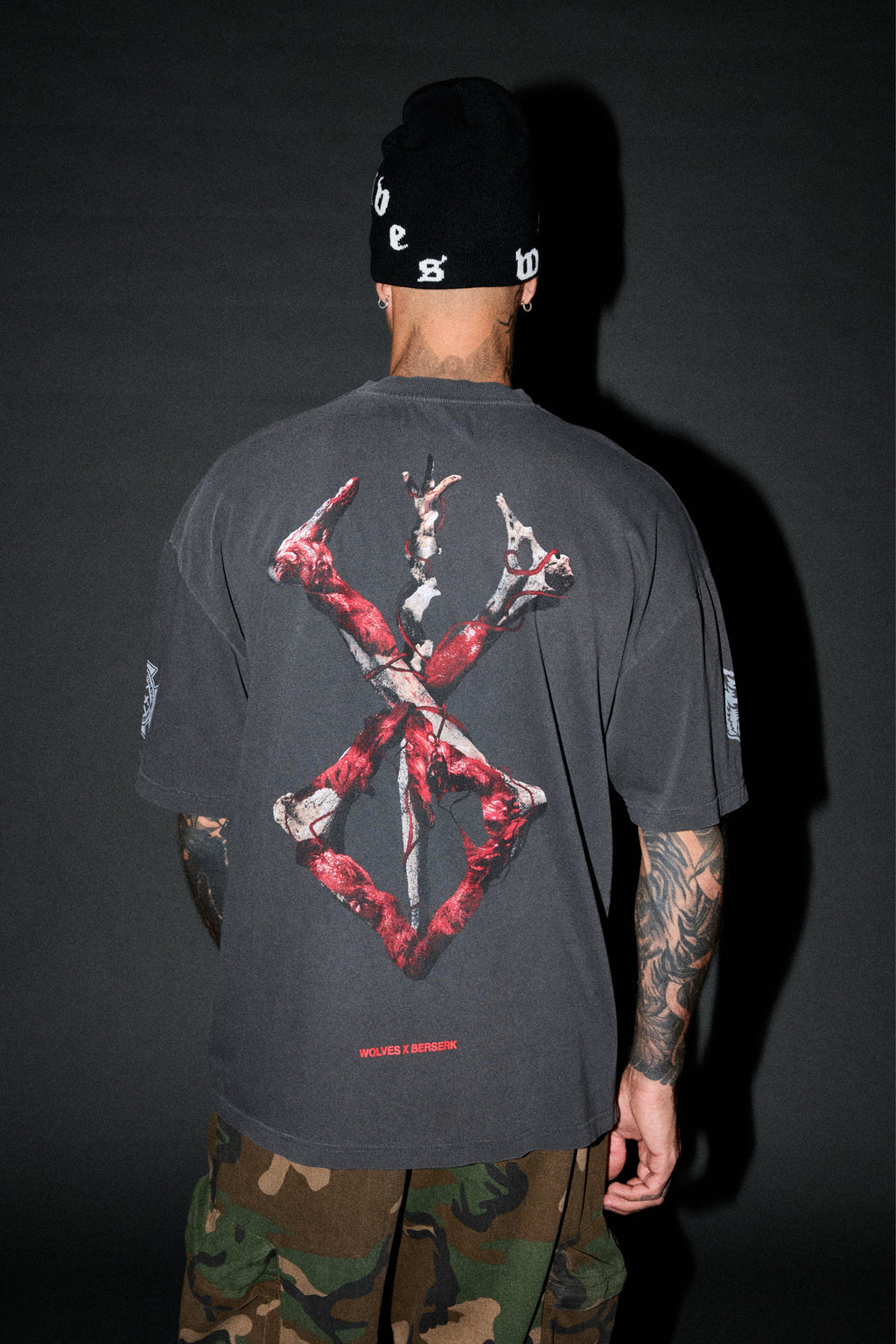 Brand of Sacrifice "Premium" Oversized Tee in Wolf Gray - imagem 2