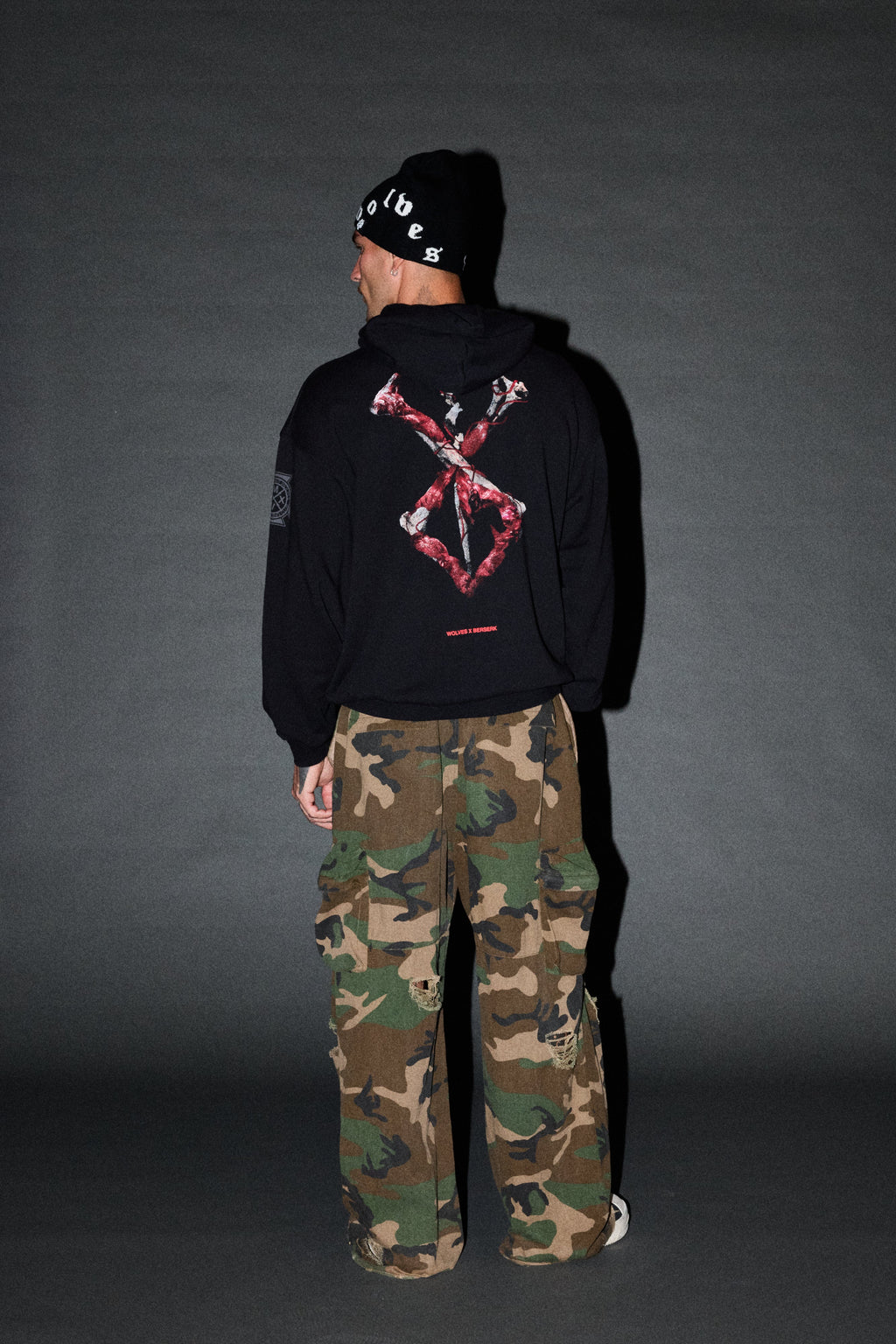 Brand of Sacrifice "Pierce" Hoodie in Black - imagem 6