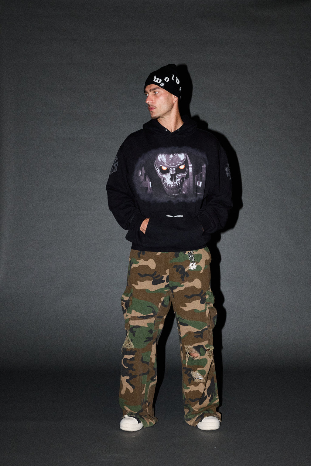 Brand of Sacrifice "Pierce" Hoodie in Black - imagem 5