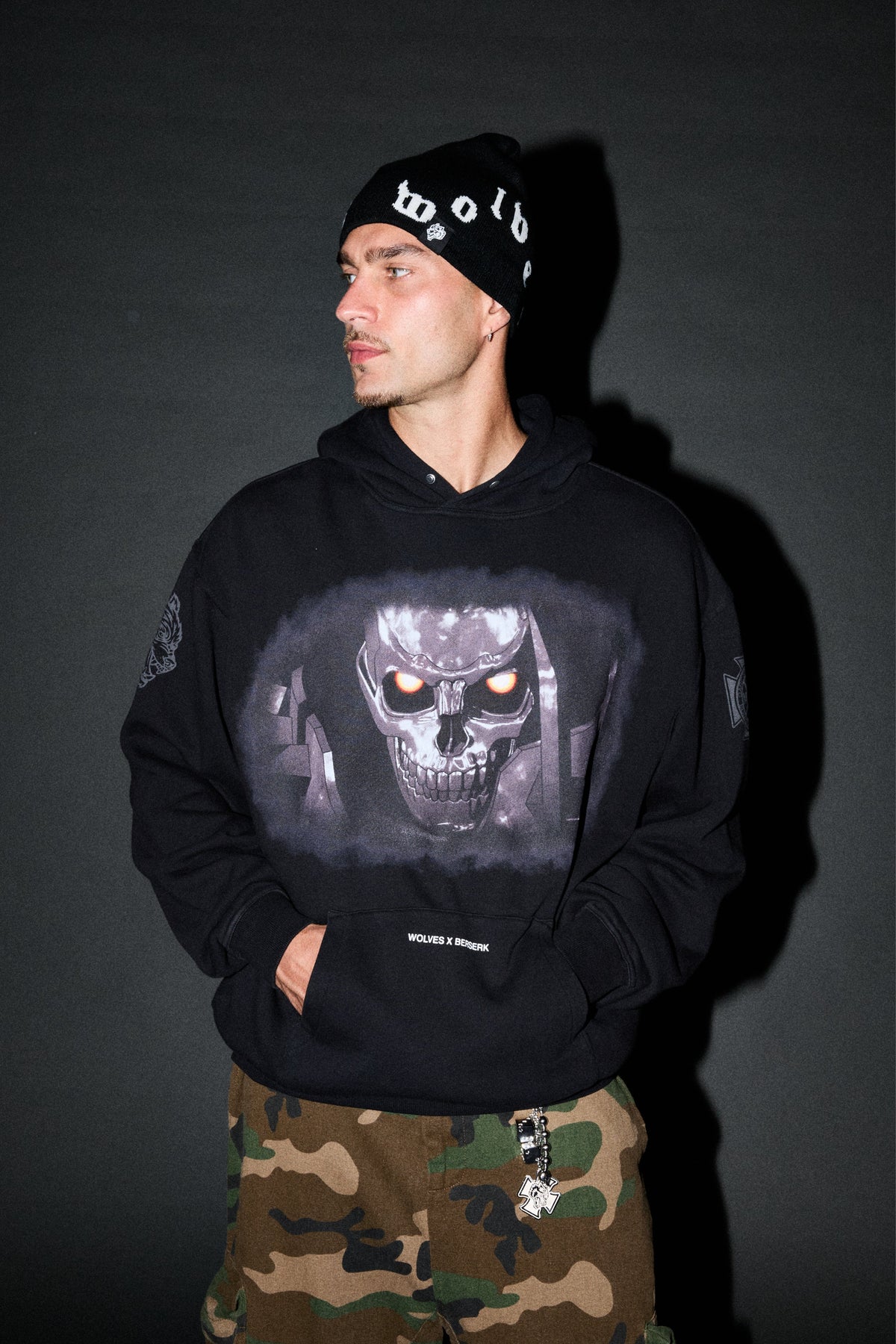 Brand of Sacrifice "Pierce" Hoodie in Black - imagem 4