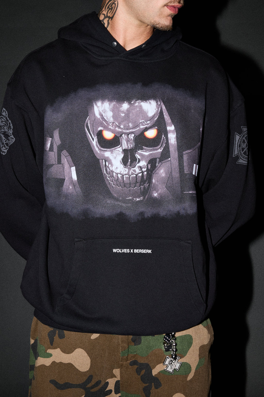 Brand of Sacrifice "Pierce" Hoodie in Black - imagem 7