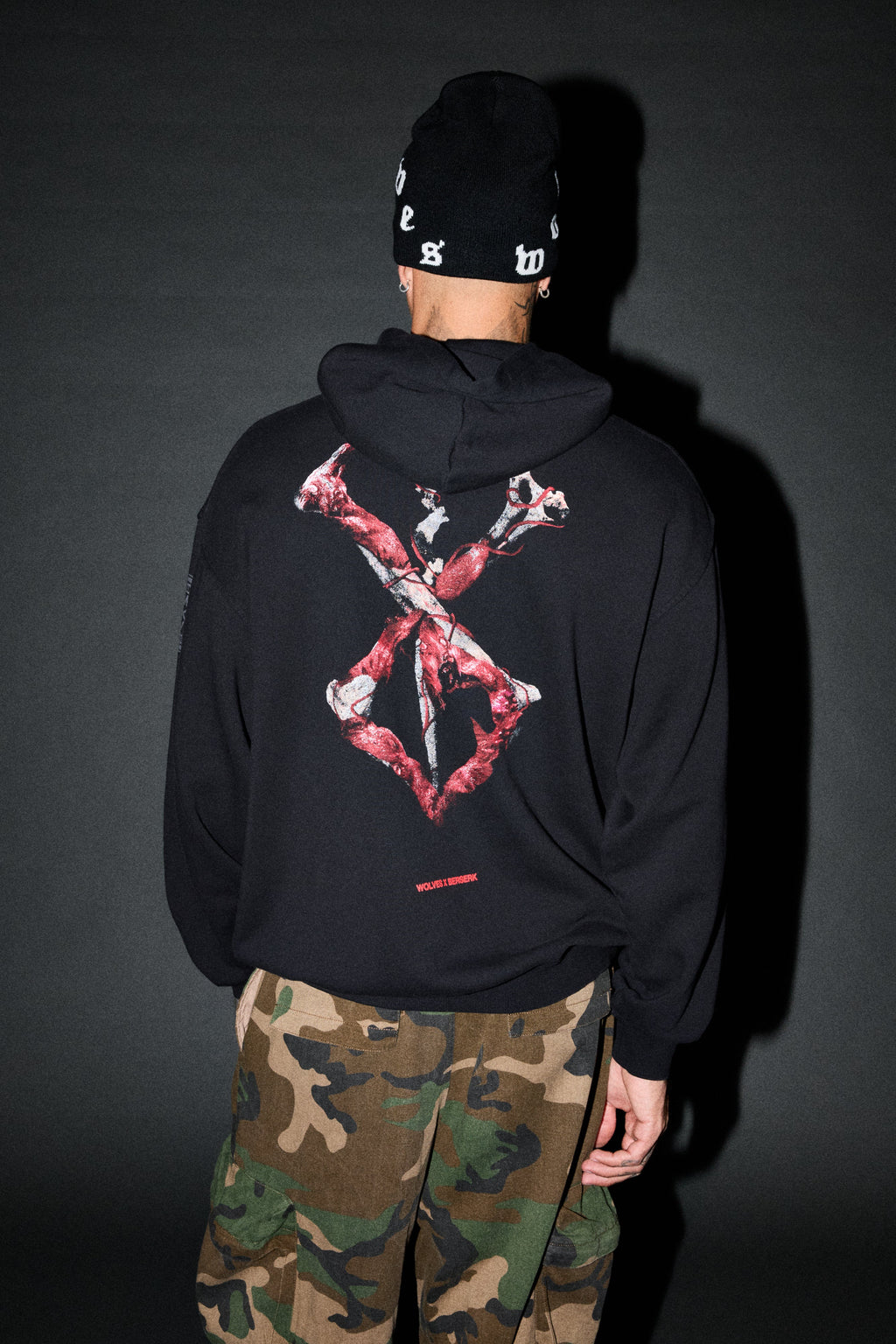 Brand of Sacrifice "Pierce" Hoodie in Black - imagem 2