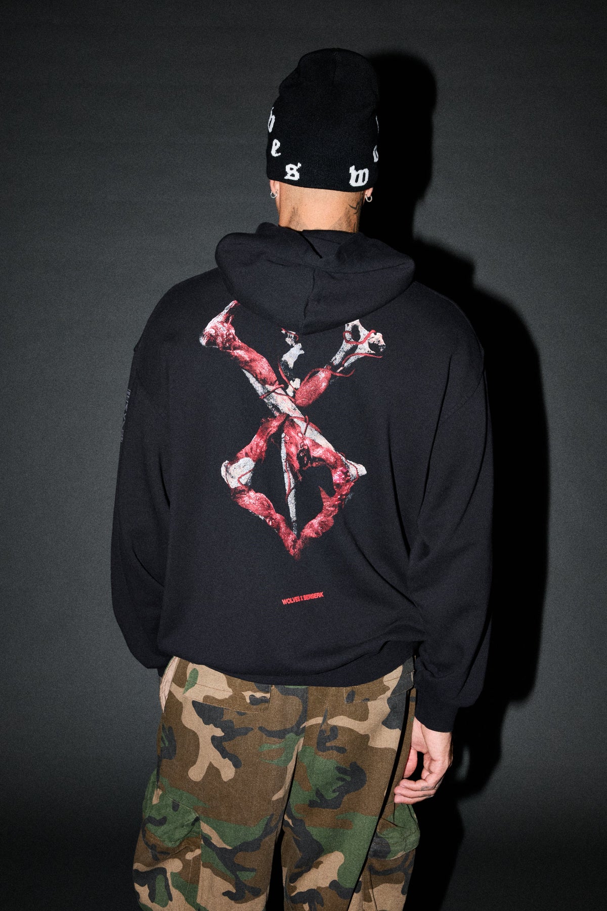 Brand of Sacrifice "Pierce" Hoodie in Black - imagem 2
