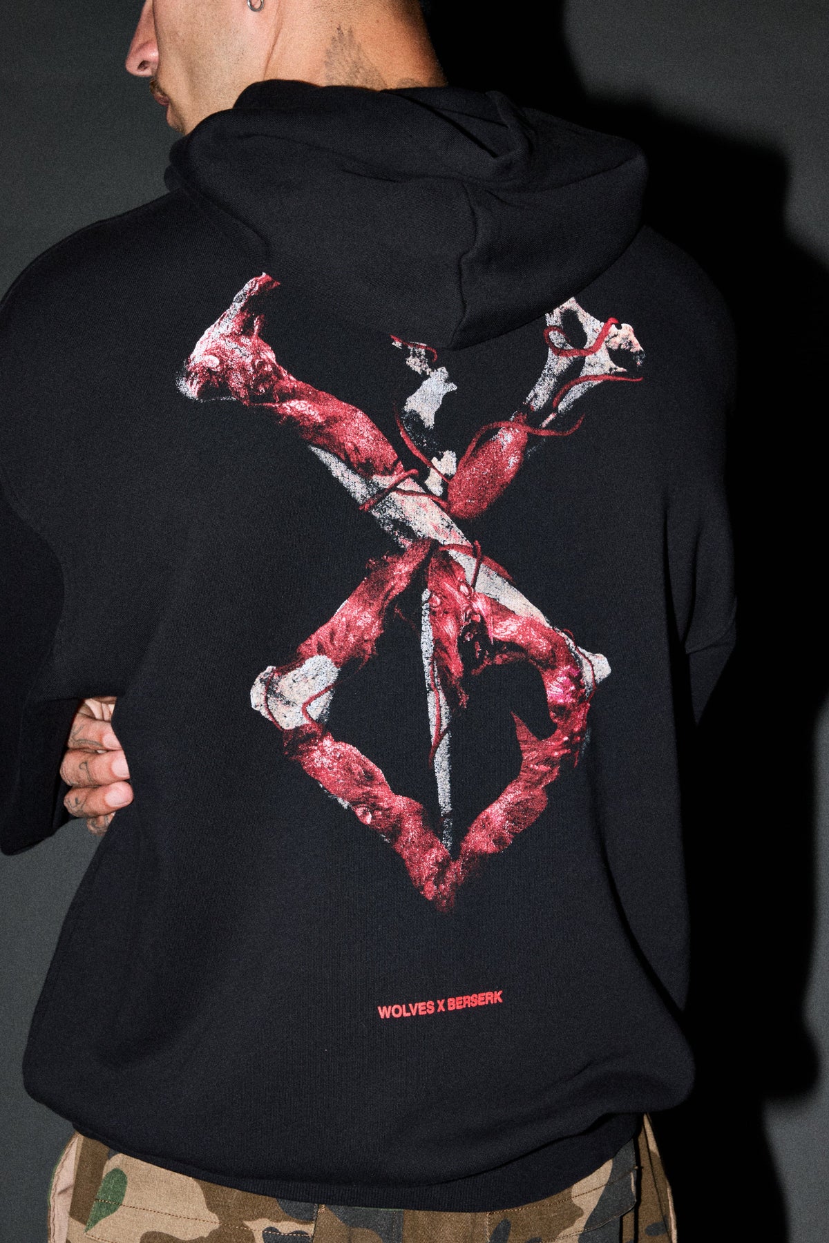 Brand of Sacrifice "Pierce" Hoodie in Black - imagem 8