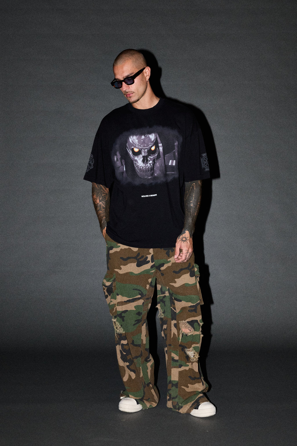 Brand of Sacrifice "Premium" Oversized Tee in Black - imagem 5