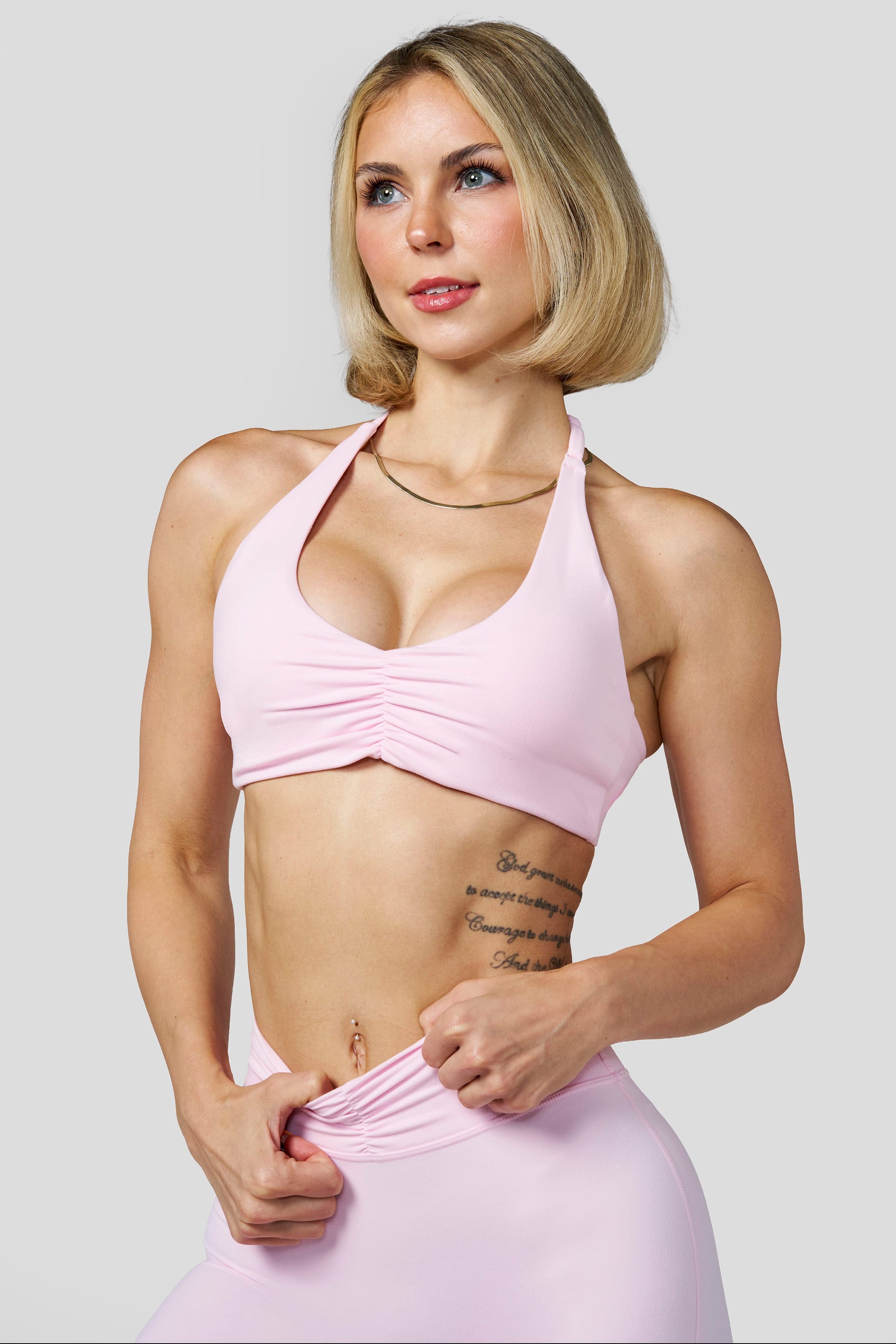 W3173 Buttersoft Scrunch Halter Bra — imagem 5