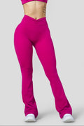 W2229 Buttersoft Scrunch Band Flare Leggings (reg) — imagem 3