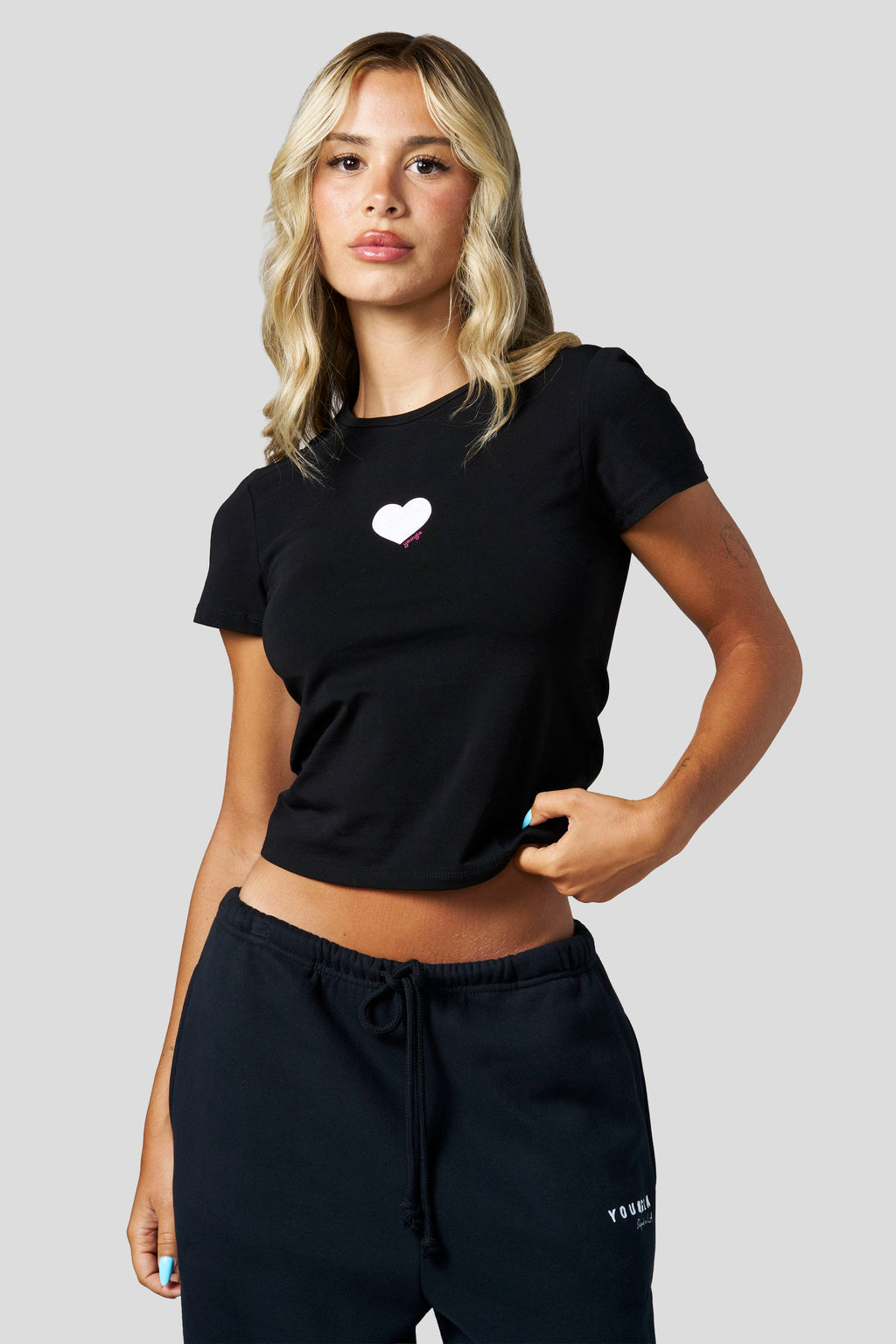 W4336 gym girl baby Tee — imagem 4