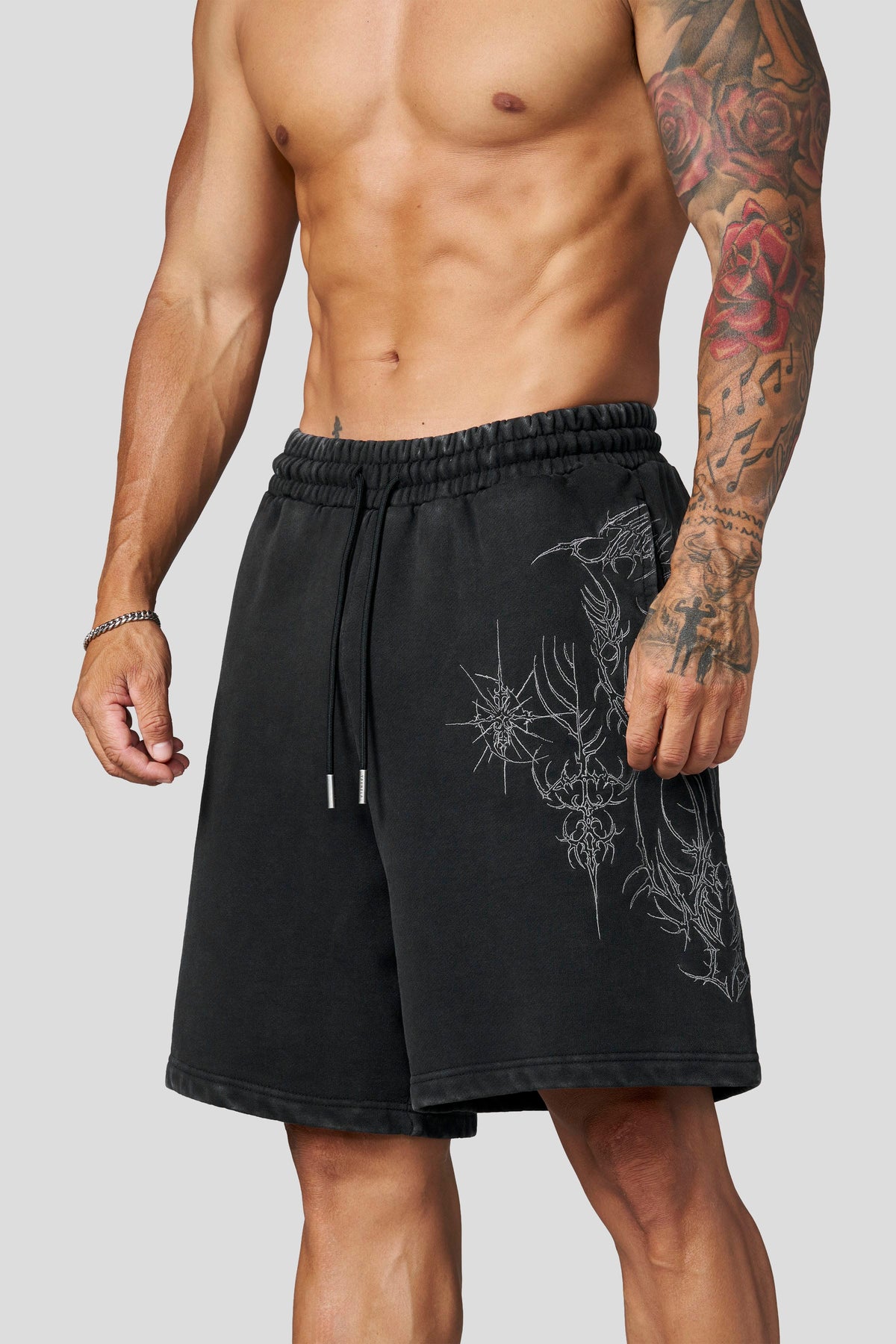 1093 - Cyberpunk Fleece Shorts — imagem principal