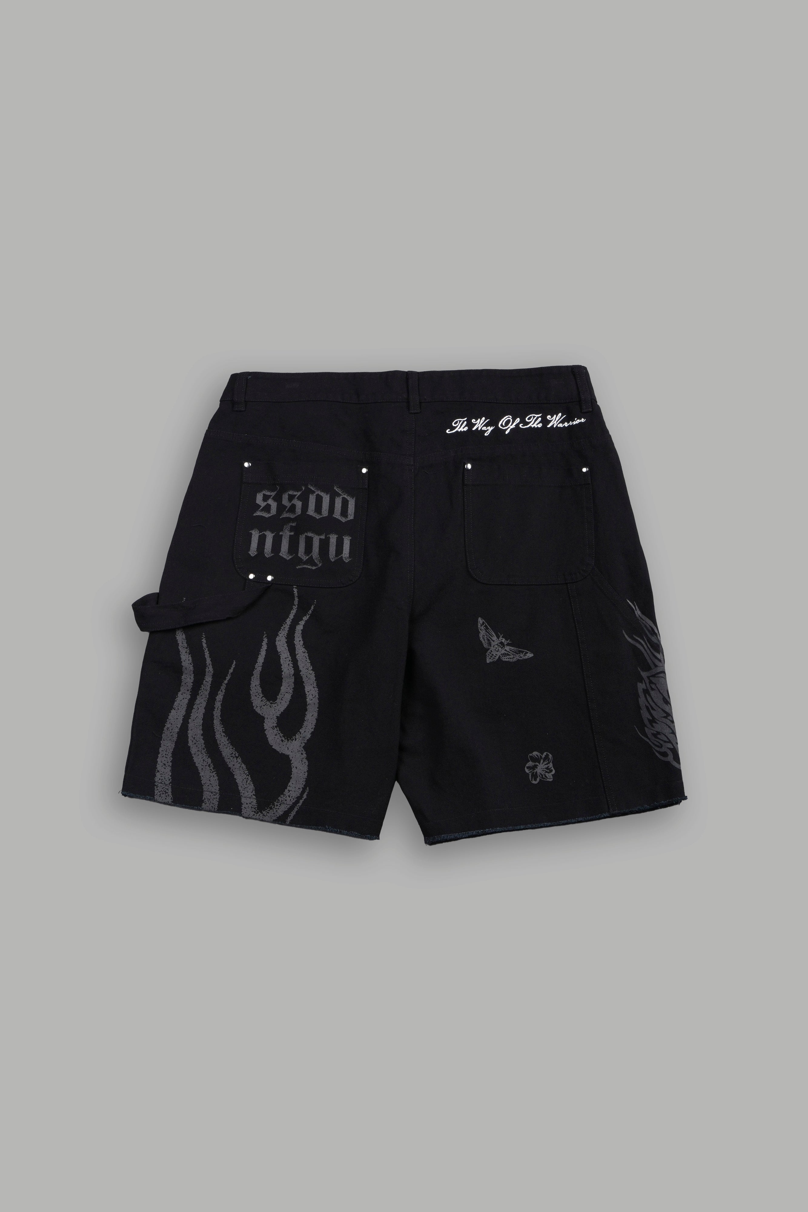 The Eagle & The Oni Hoffa Shorts in Black — imagem 3