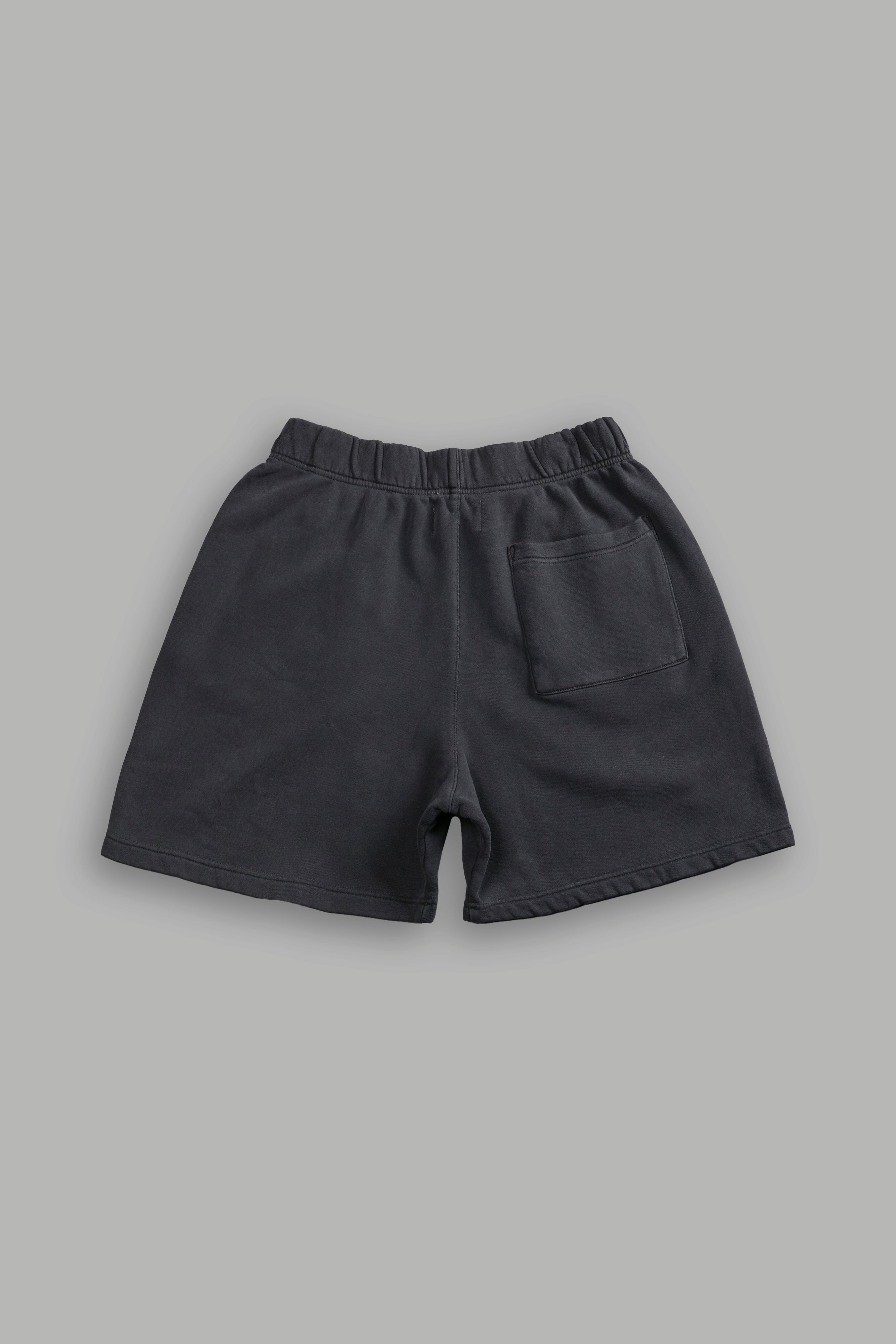 Box Patch Dual Post Lounge Sweat Shorts V2 in Wolf Gray — imagem 3