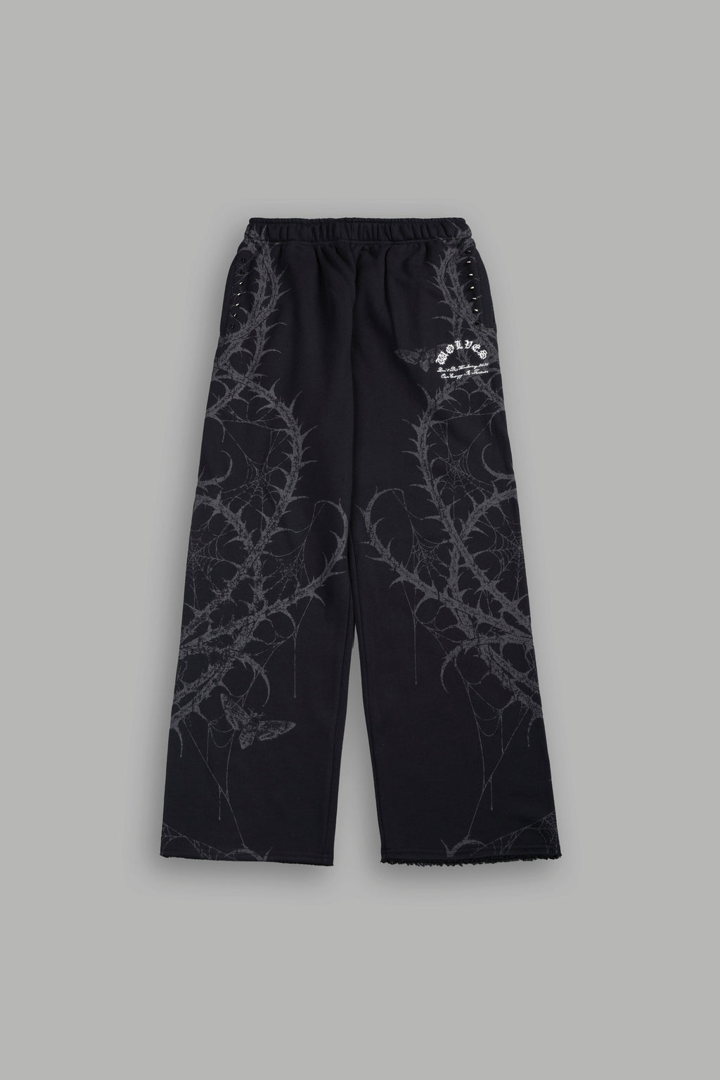 Hesh Chopper Thorns Big Cozy Sweats In Black