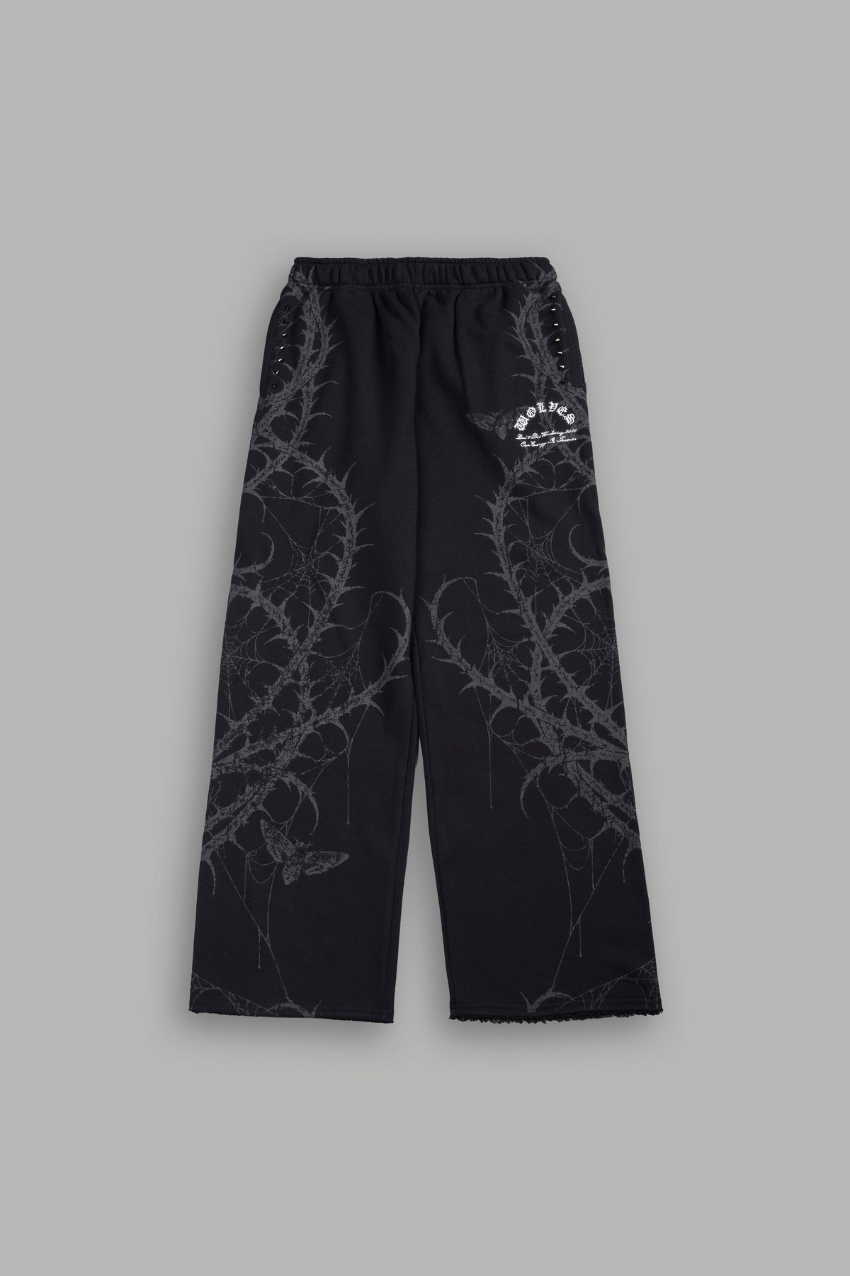 Hesh Chopper Thorns Big Cozy Sweats In Black