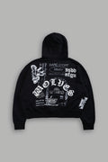 Next Of Kin NFGU Vex Double Zip Hoodie in Black — imagem 1