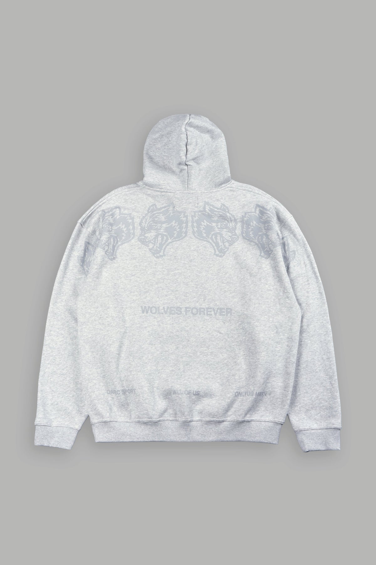 Wolves Have Your Back Bishop Hoodie In Light Athletic Gray - imagem 3