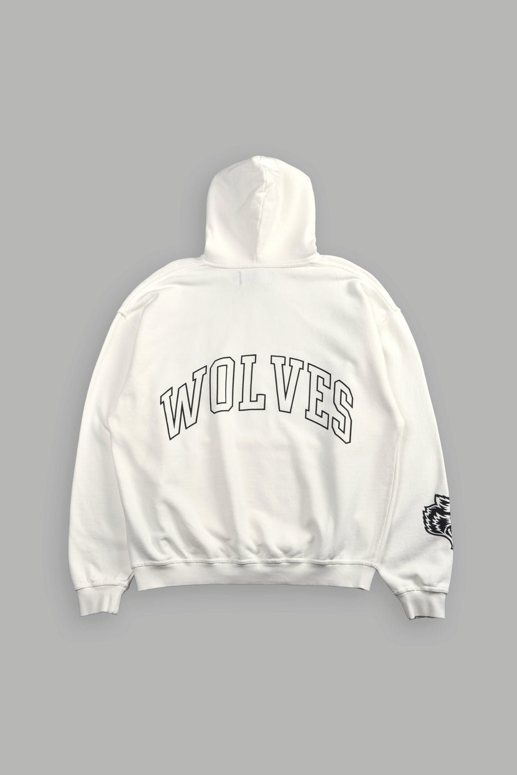 Enraged "Grunge" Hoodie in Cream — imagem 3