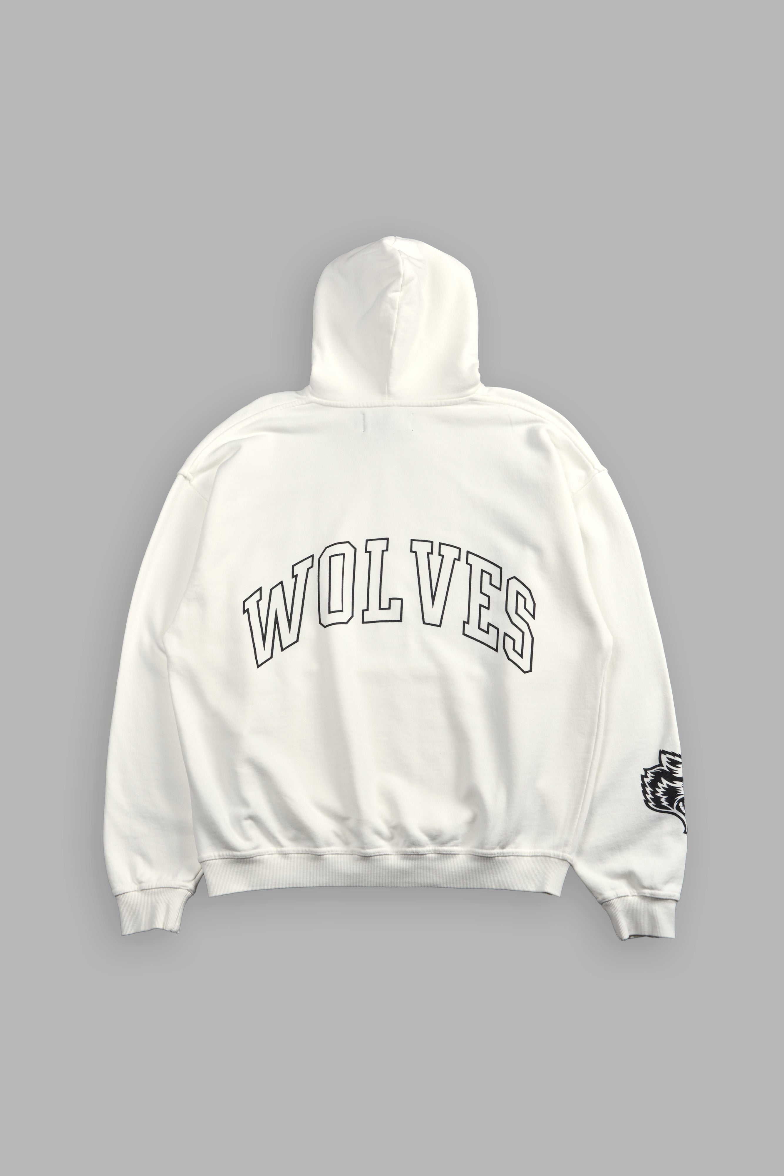 Enraged "Grunge" Hoodie in Cream — imagem 3