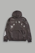 Thorns Frvr Pierce Hoodie In Darc Brown