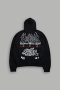 Final Boss "Chambers" Zip Hoodie in Black - imagem 1