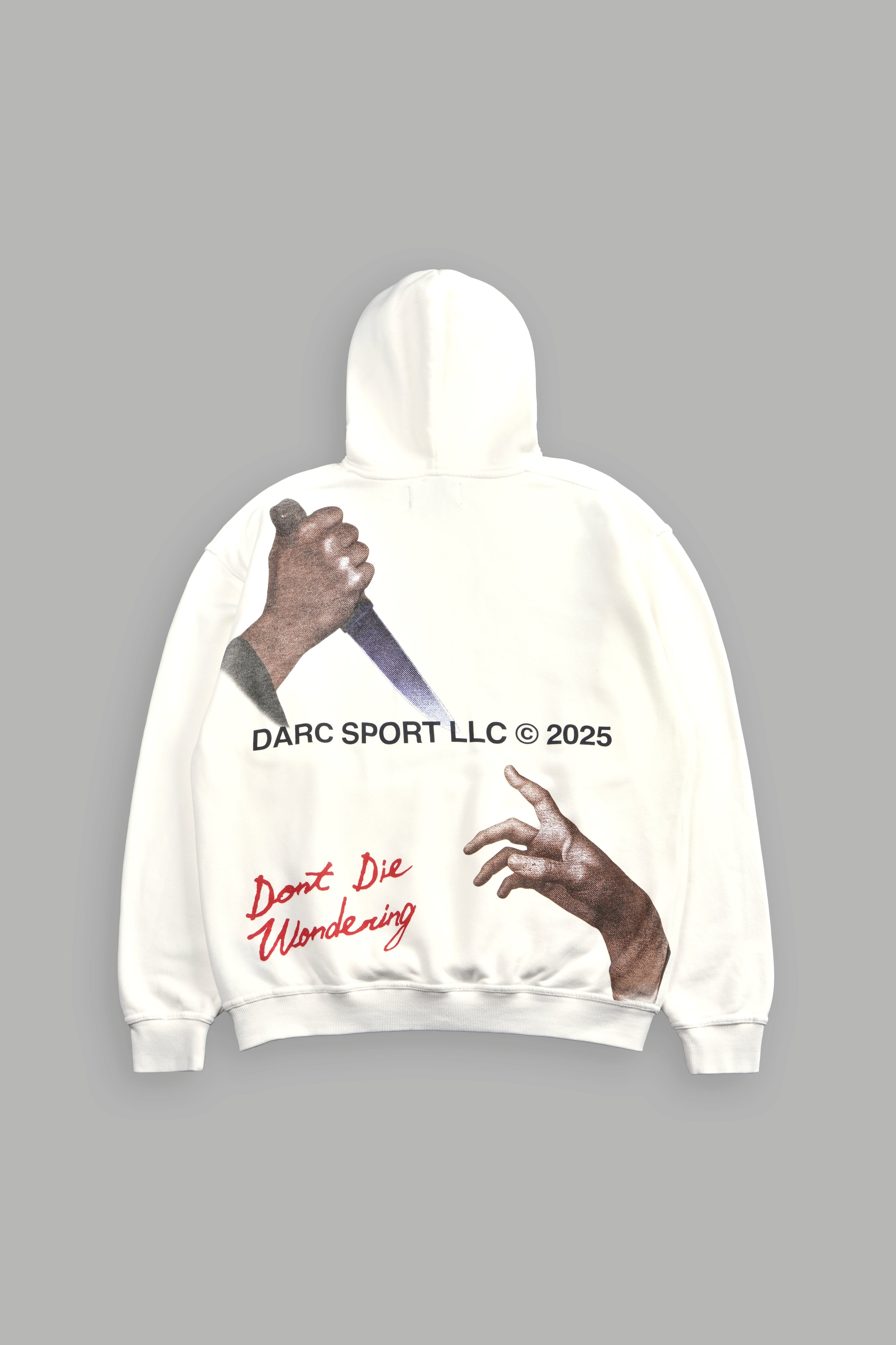 Eternal Blood "Pierce" Hoodie in Cream — imagem 1