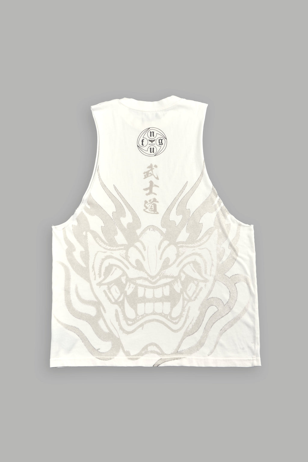 Half Mask Tommy Muscle Tee in Cream — imagem 1