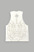 Half Mask Tommy Muscle Tee in Cream — imagem 1