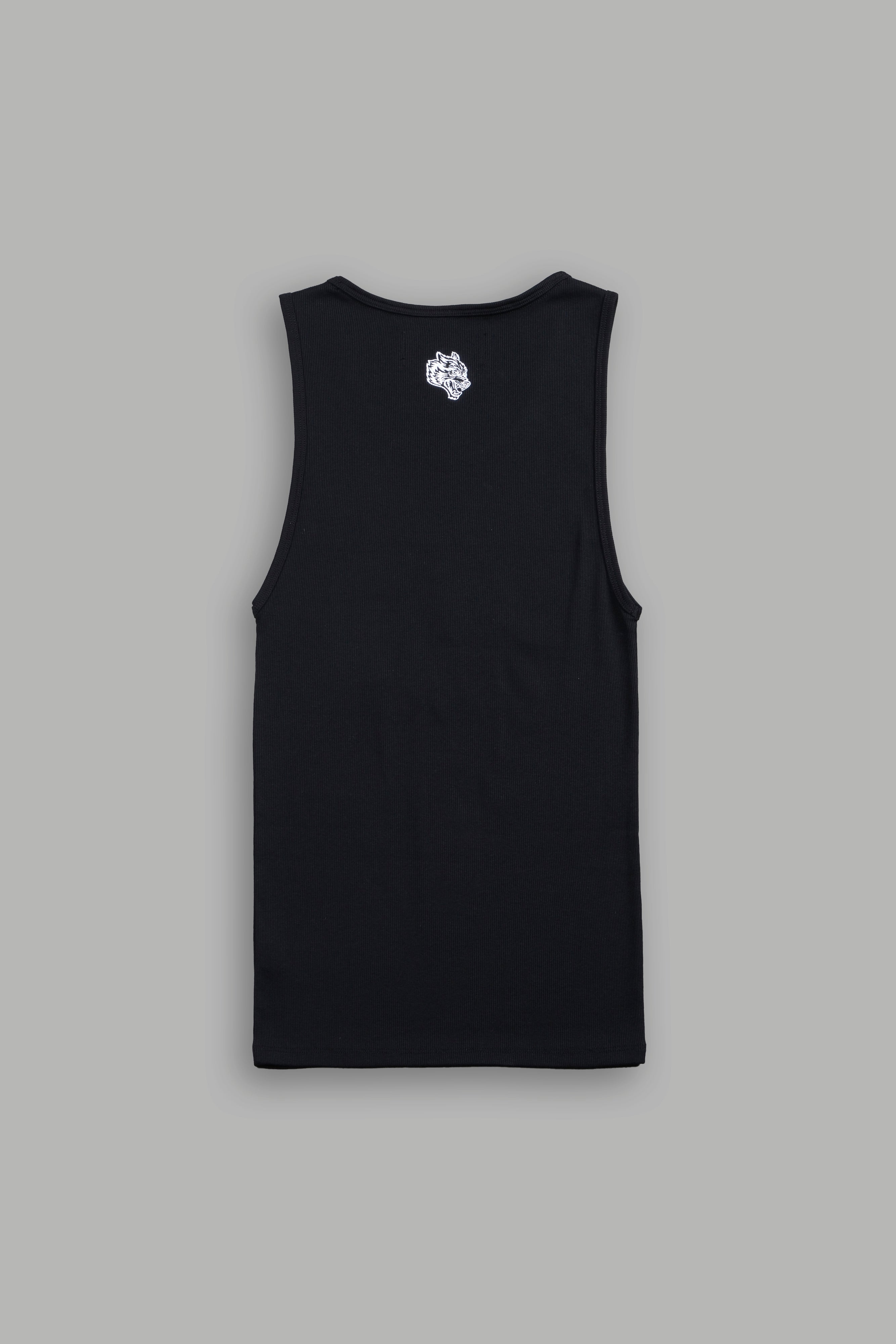 Mickey Mouse OnlyUs Ribbed Tank V2 in Black