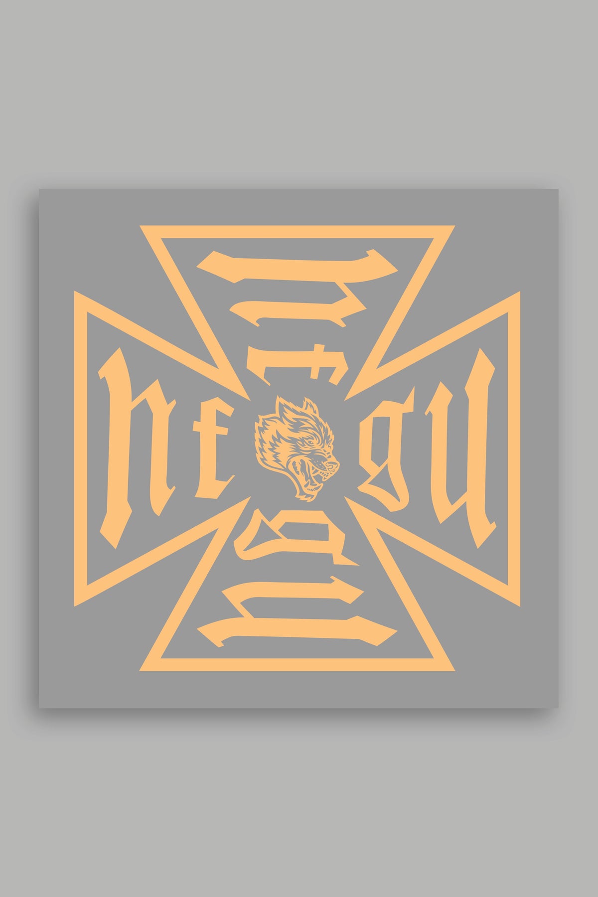 Core Large Sticker in Orange — imagem principal