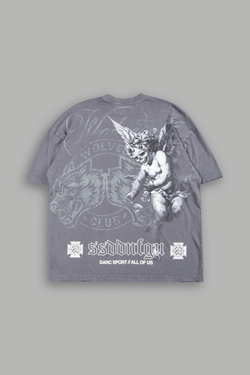 All Of Us 1 Of 500 Premium Oversized Tee In Slate Gray - imagem 1