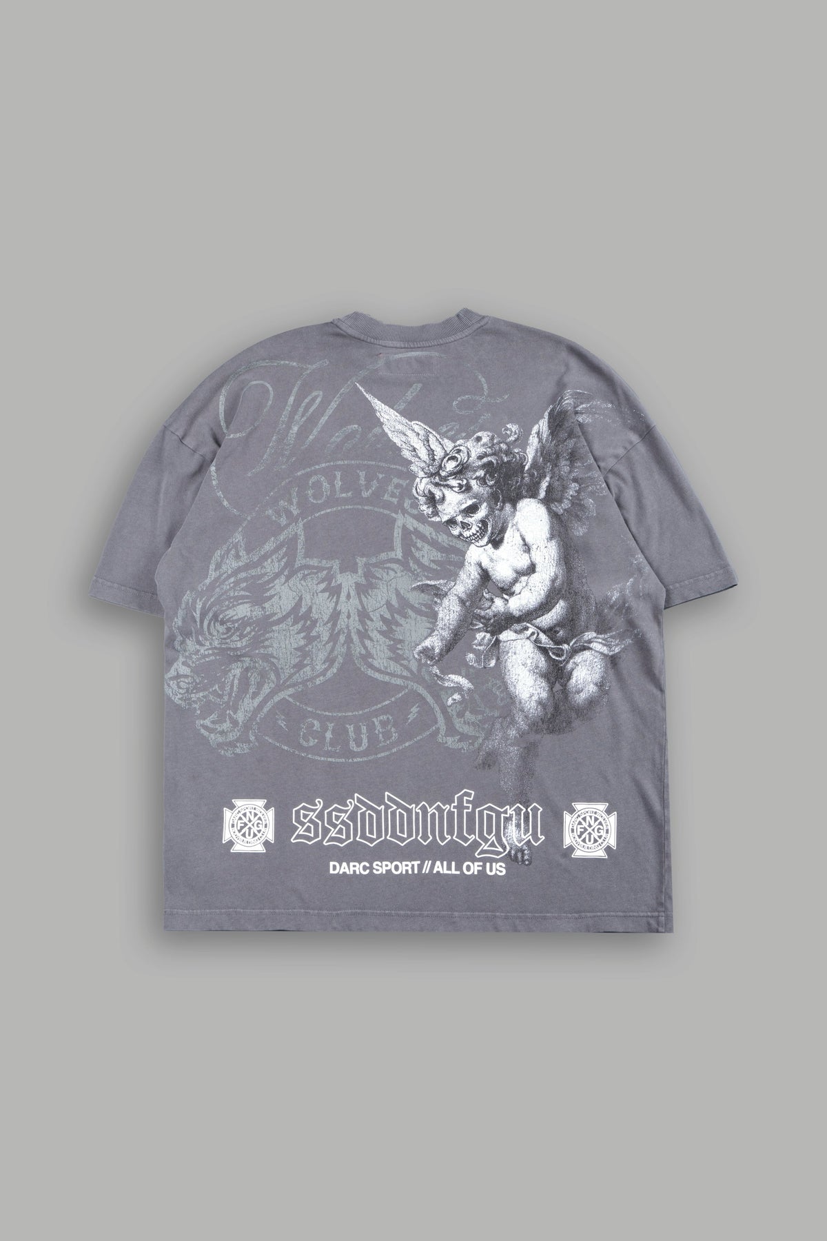 All Of Us 1 Of 500 Premium Oversized Tee In Slate Gray - imagem 1