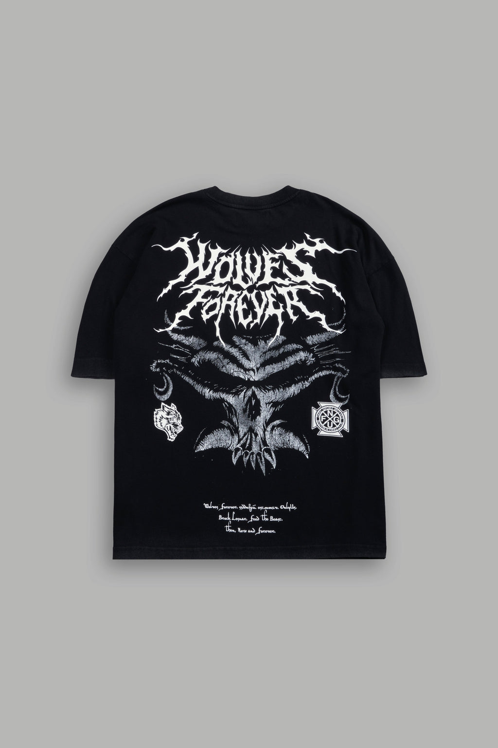 Feed the Beast Premium Oversized Tee in Black — imagem 1